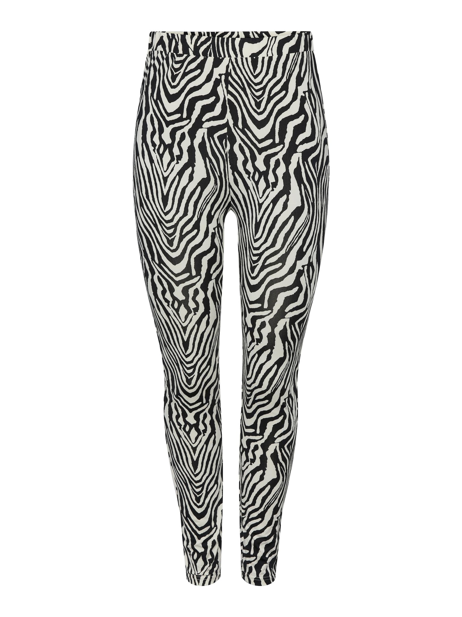 PIECES Leggings  fekete / fehér