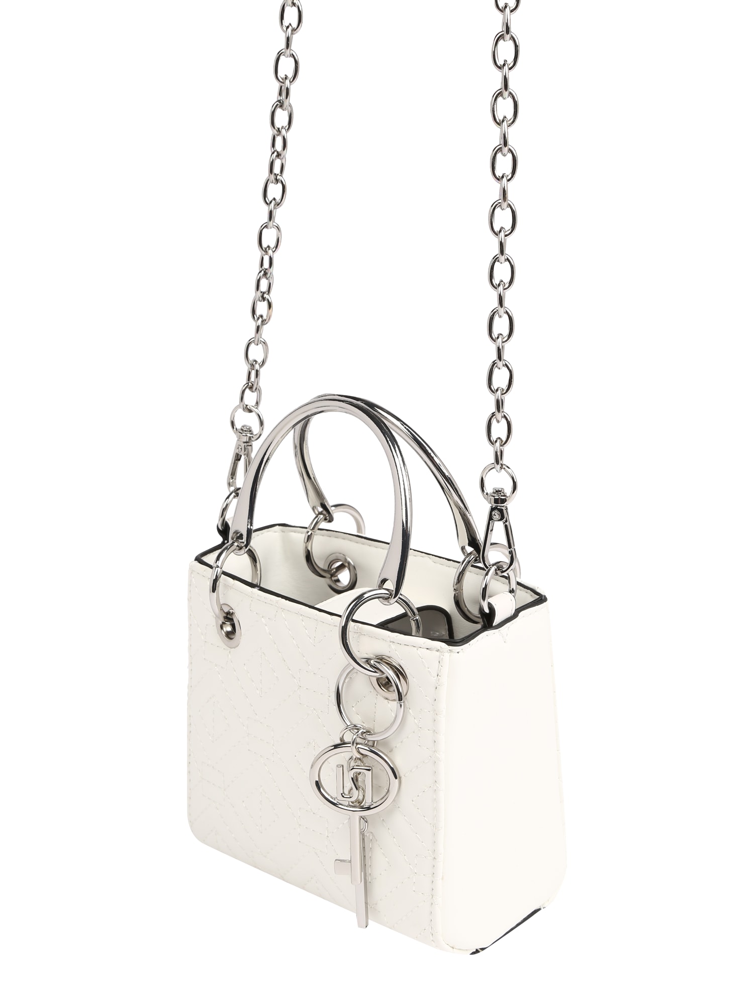 River Island Válltáska  fehér / ezüst