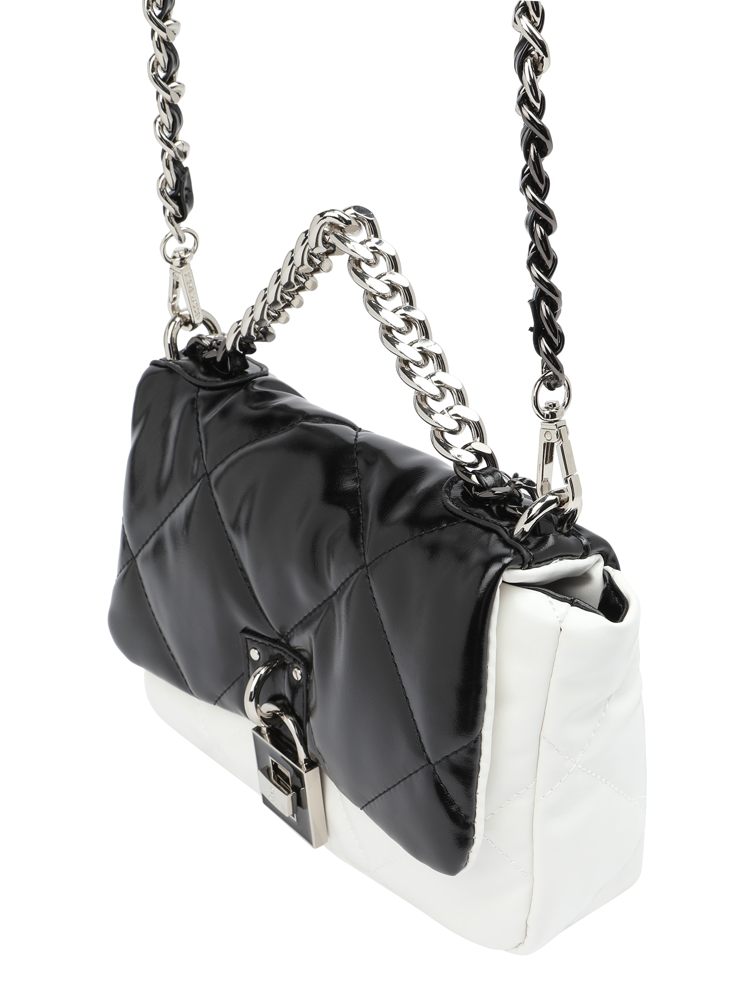 STEVE MADDEN Kézitáska 'COOKIE'  fekete / fehér
