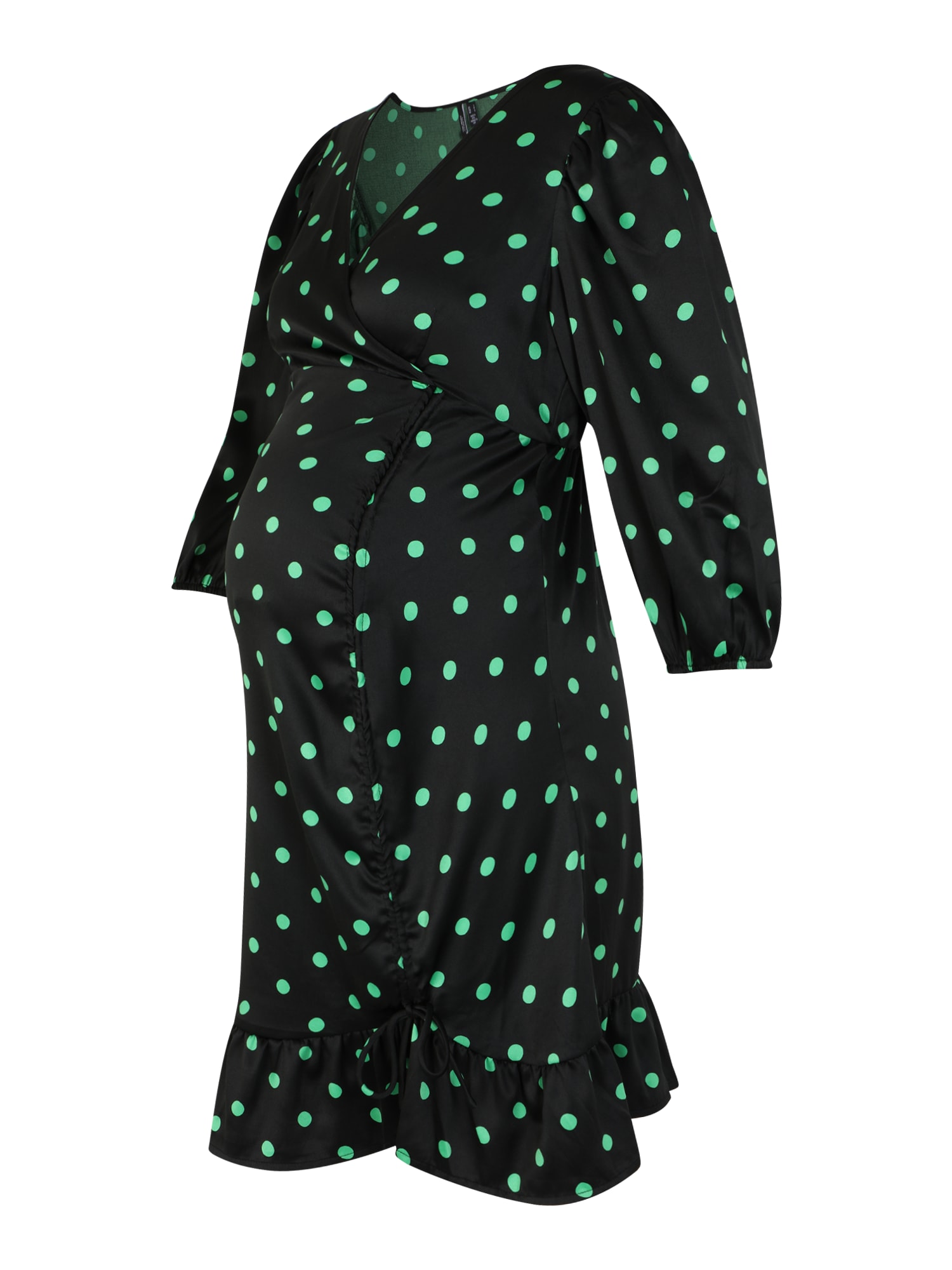 Vero Moda Maternity Ruha 'MESSI'  fekete / világoszöld