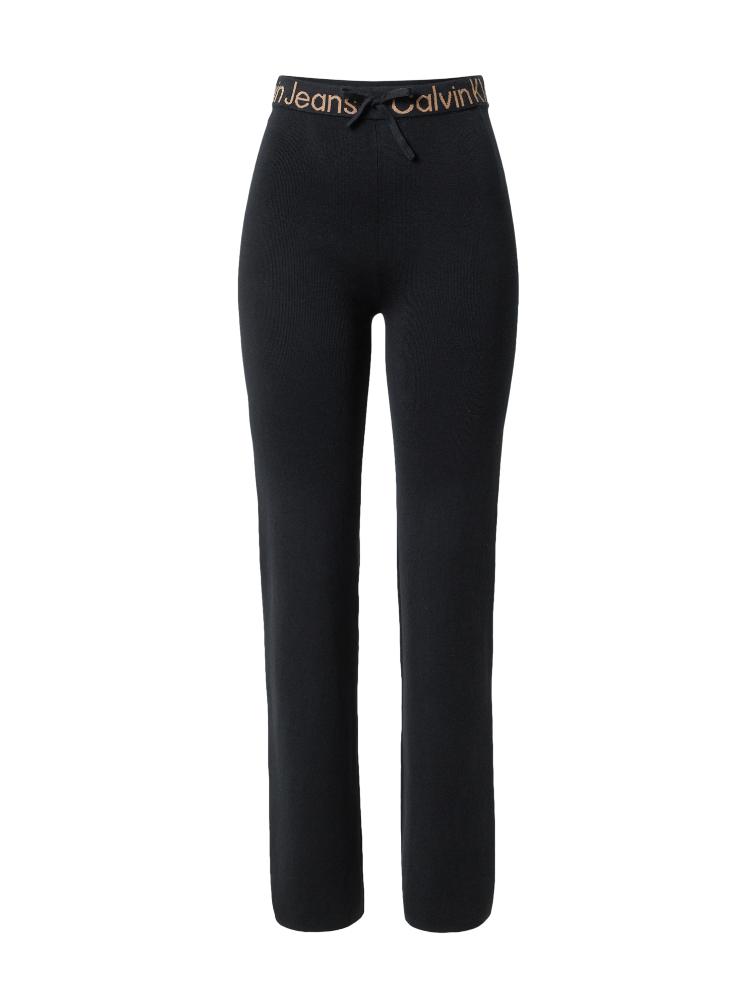 Calvin Klein Jeans Nadrág  fekete / világosbarna