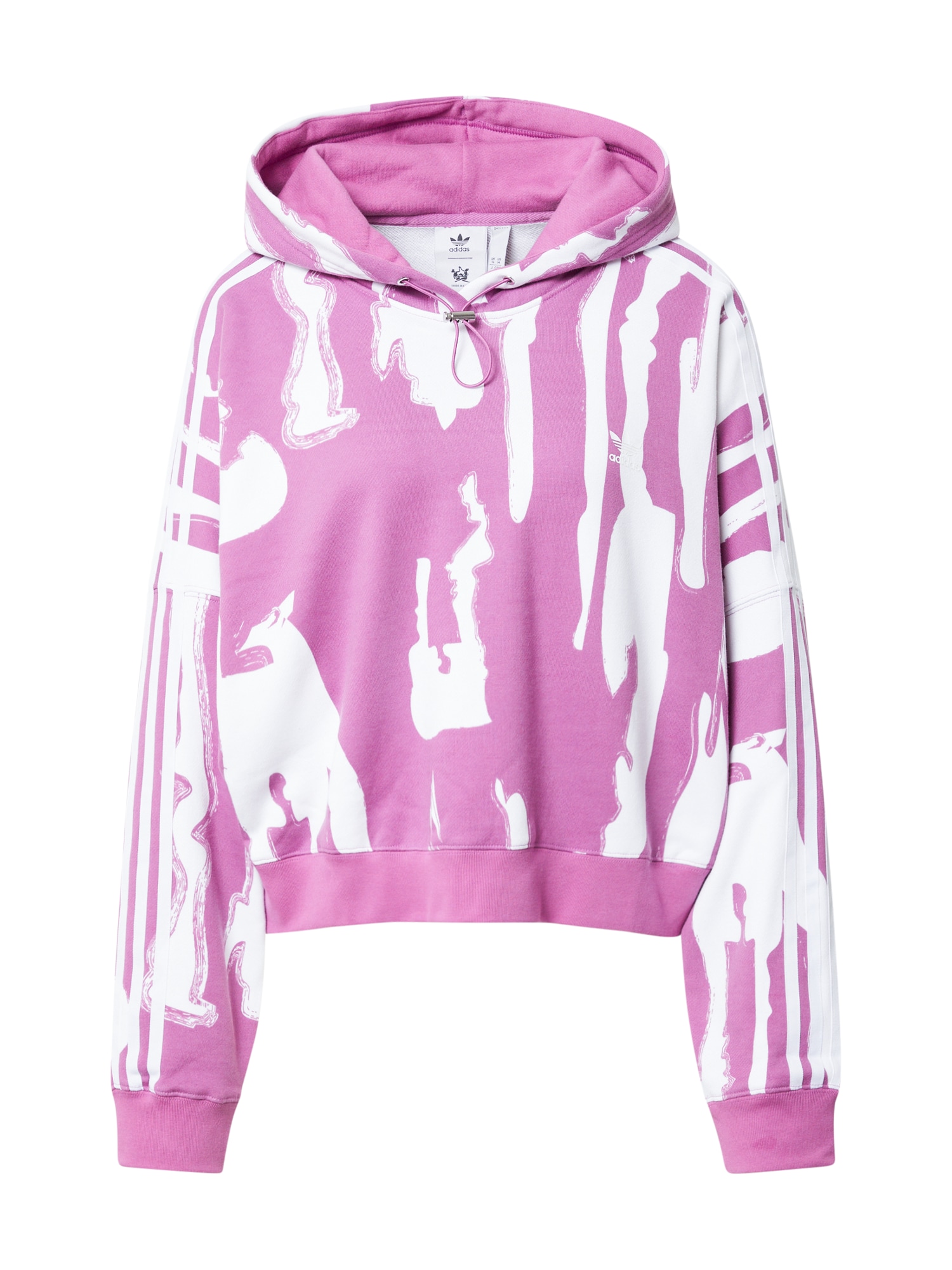 ADIDAS ORIGINALS Tréning póló  lila / fehér