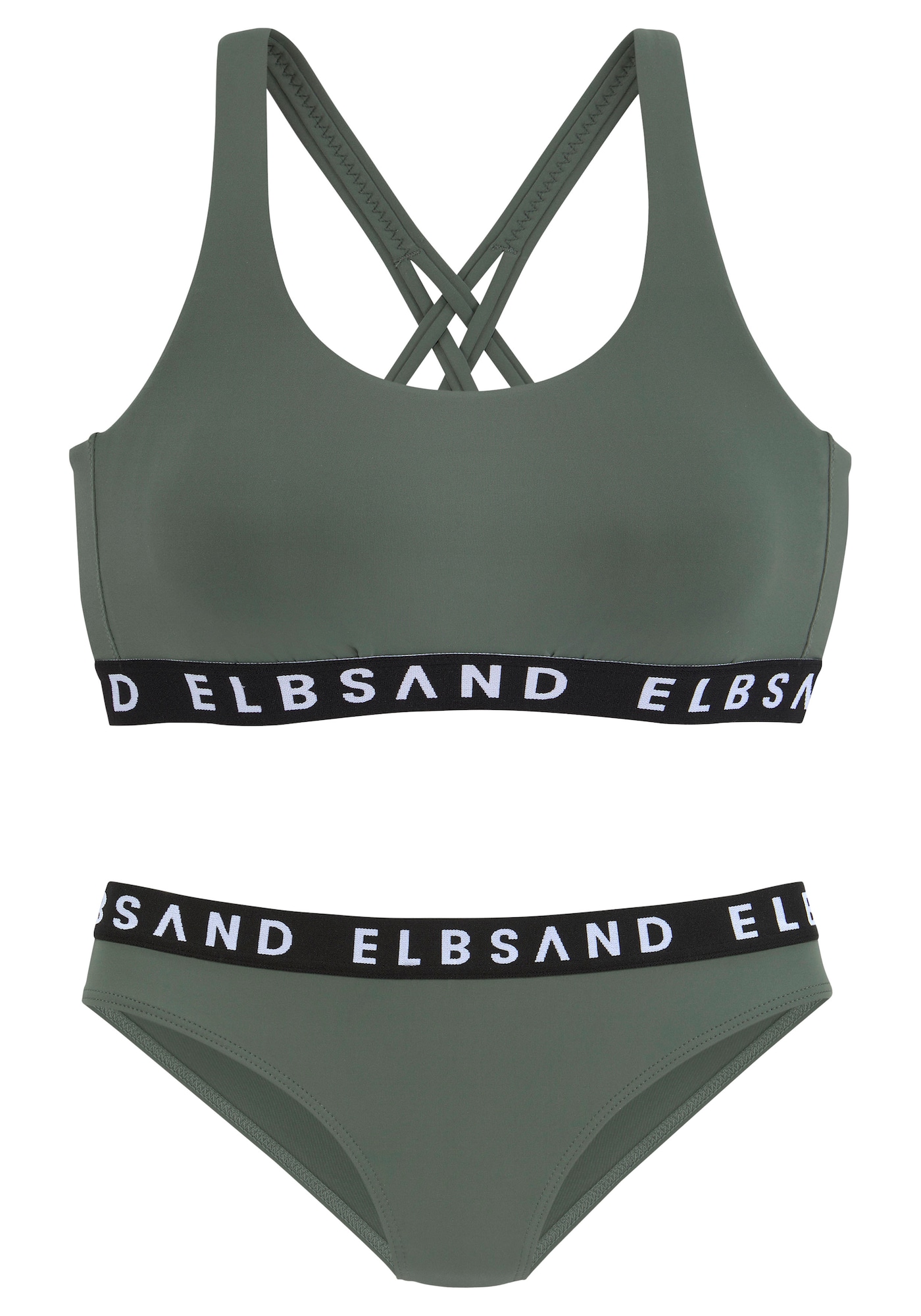 Elbsand Bikini  khaki / fekete / fehér