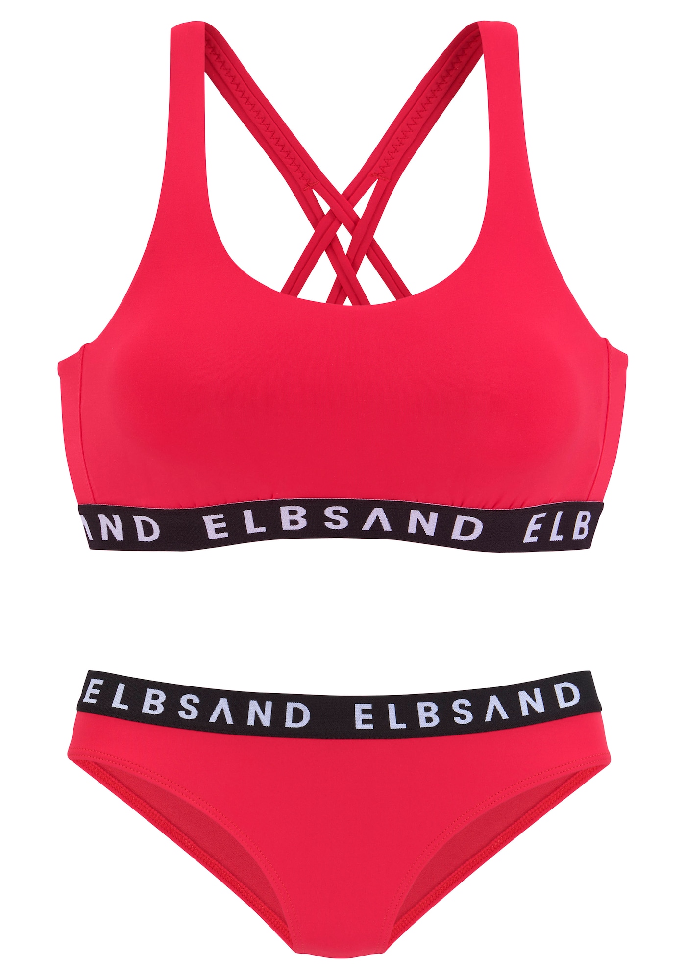 Elbsand Bikini  piros / fekete / fehér