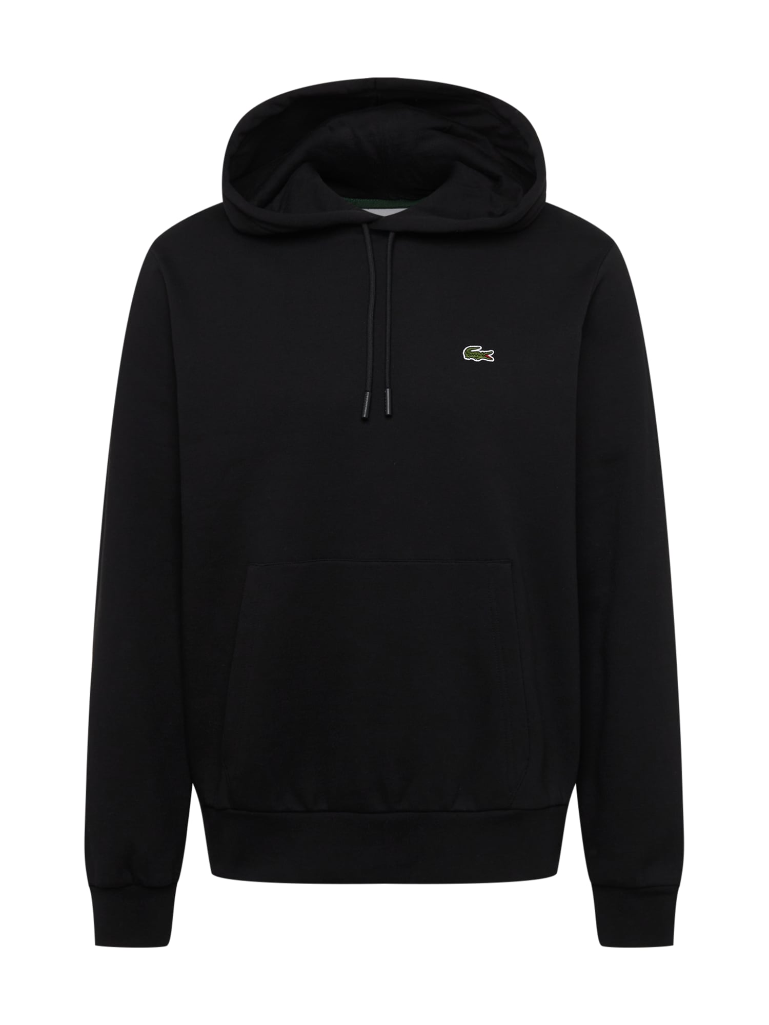 LACOSTE Tréning póló  fekete / zöld / fehér