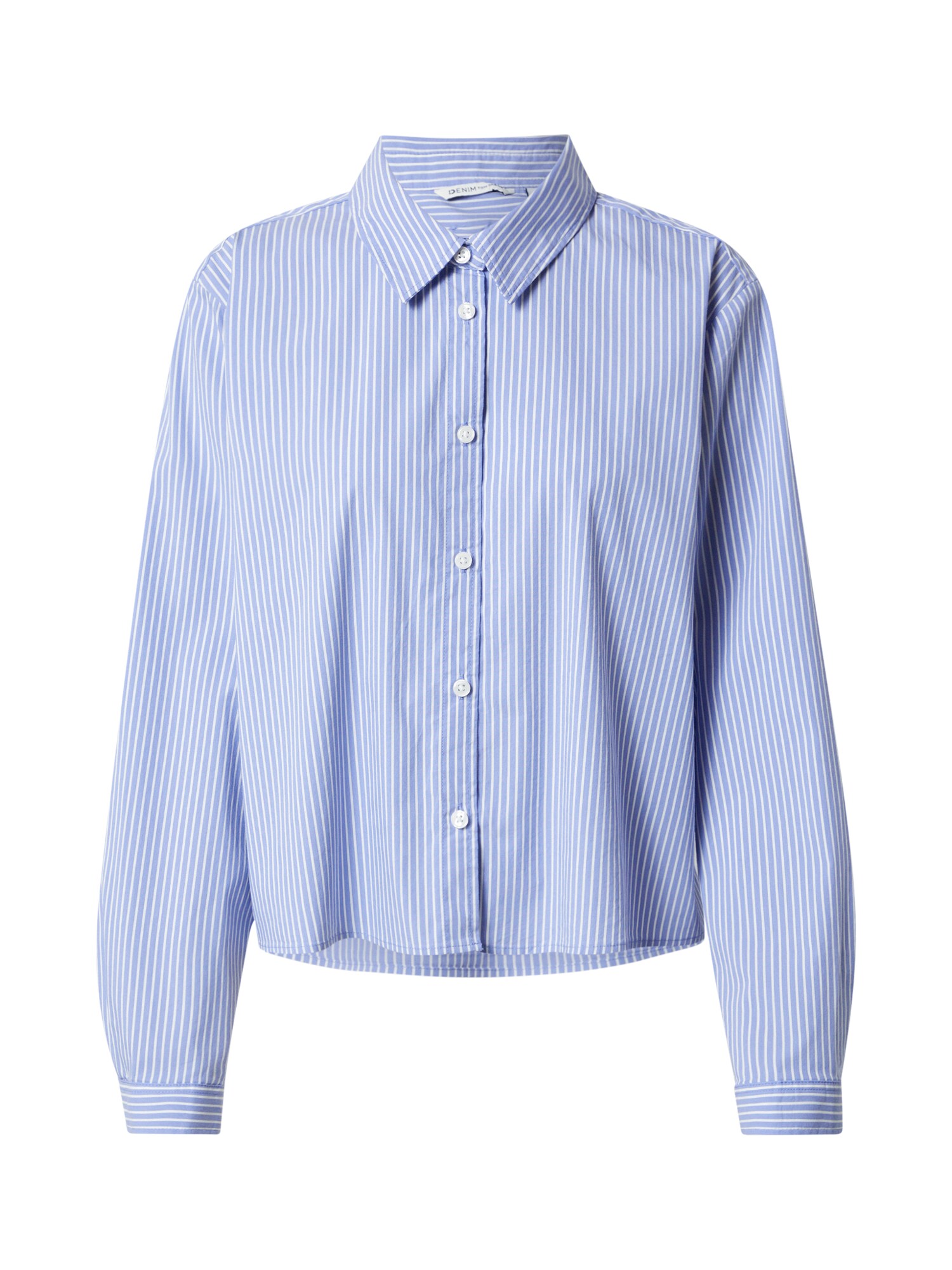 TOM TAILOR DENIM Blúz  kék / fehér