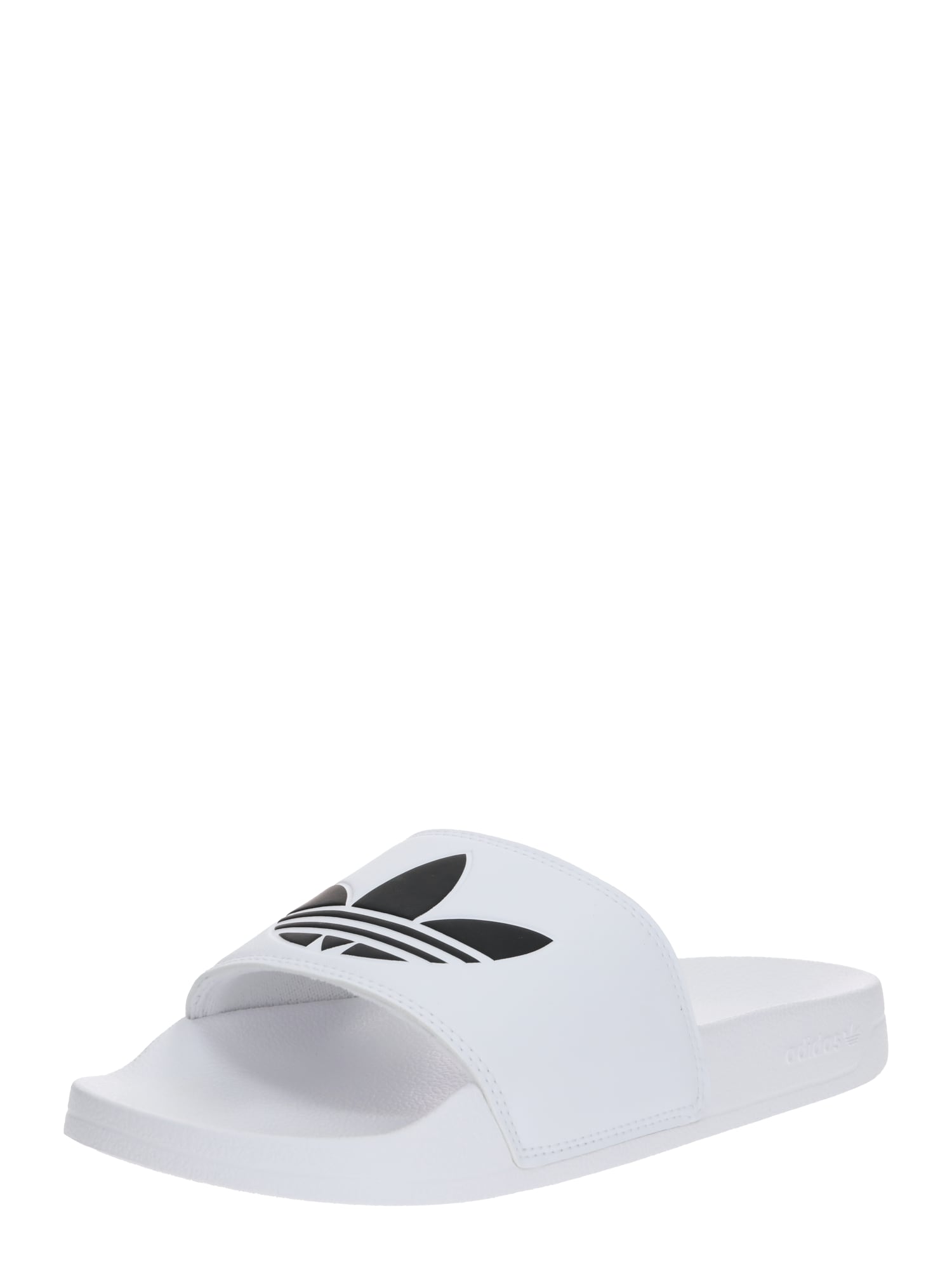 ADIDAS ORIGINALS Strandcipő 'Adilette'  fehér / fekete