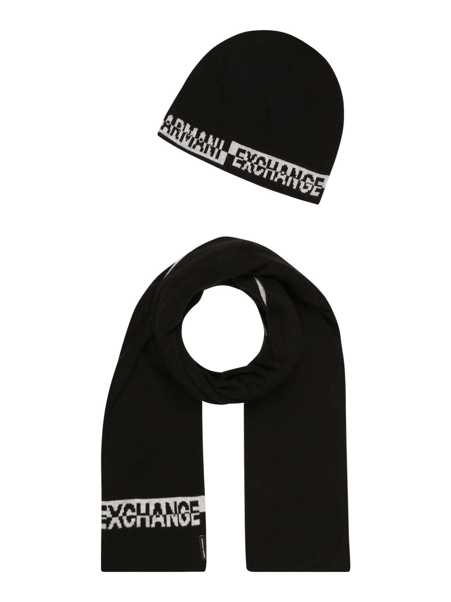 ARMANI EXCHANGE Sapka  fekete / fehér