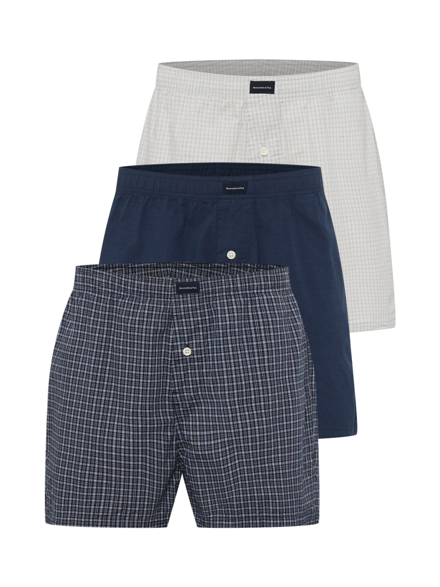 Abercrombie & Fitch Boxeralsók  tengerészkék / szürke / fekete