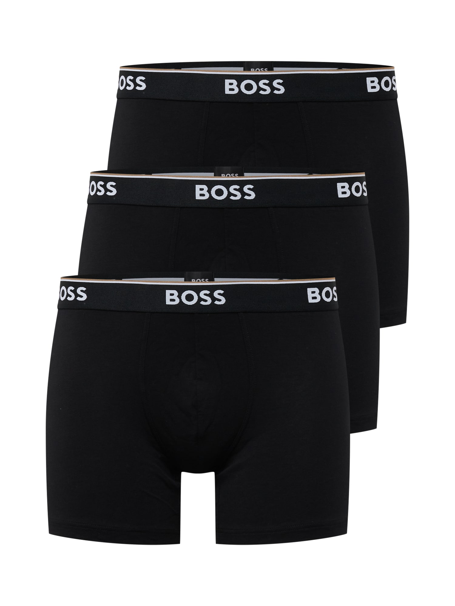 BOSS Black Boxeralsók  fekete / fehér / világosbarna