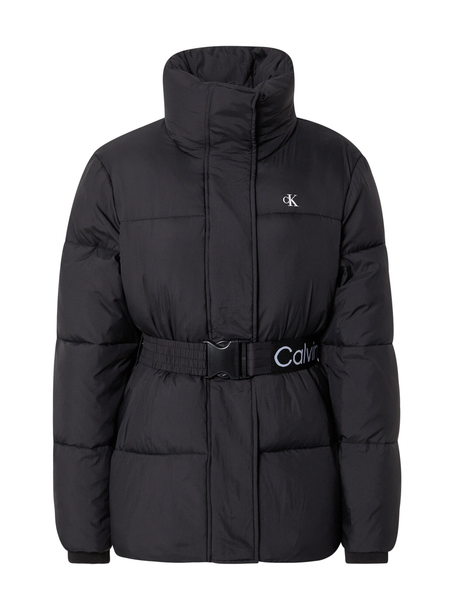 Calvin Klein Jeans Átmeneti dzseki  fekete / fehér