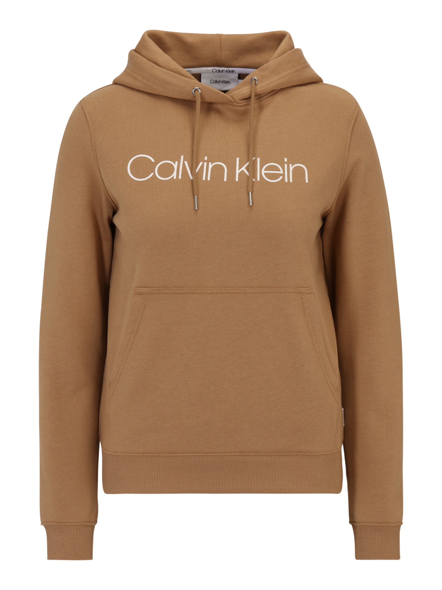 Calvin Klein Tréning póló  khaki / fehér