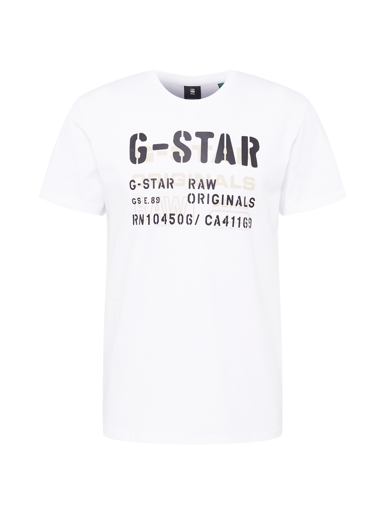 G-Star RAW Póló  fehér / fekete