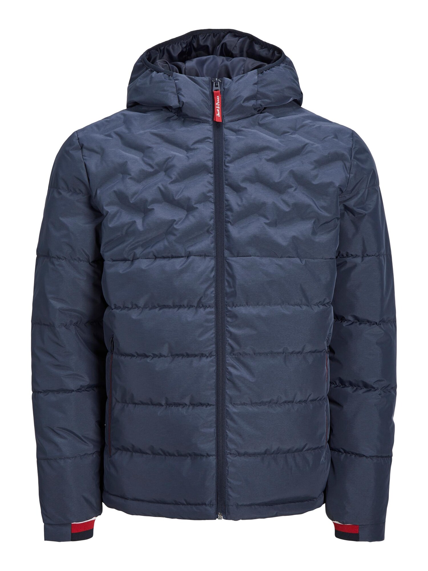 JACK & JONES Átmeneti dzseki 'BERG'  tengerészkék / piros / fehér