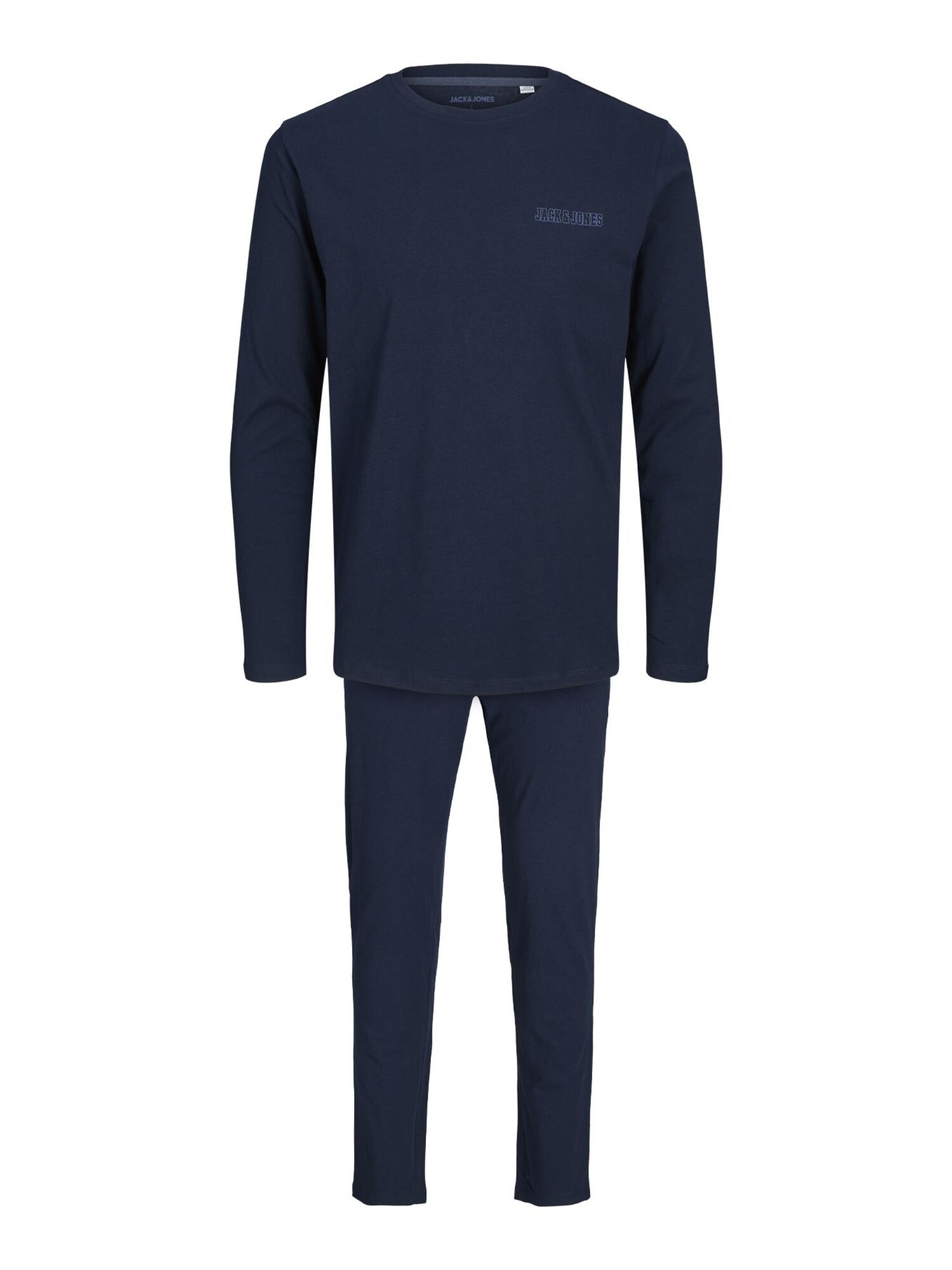 JACK & JONES Hosszú pizsama 'Axel'  tengerészkék