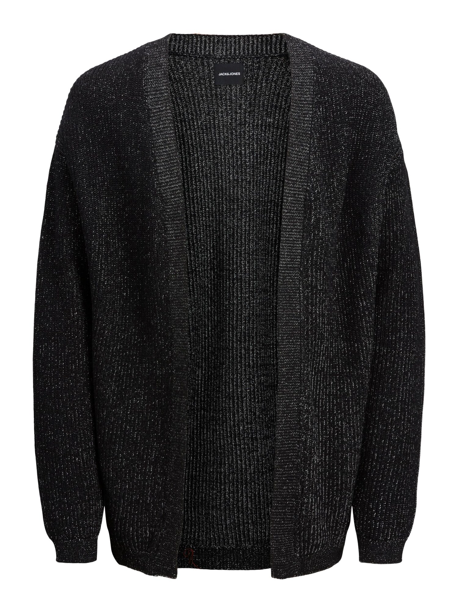 JACK & JONES Kardigán 'Rob'  fekete melír