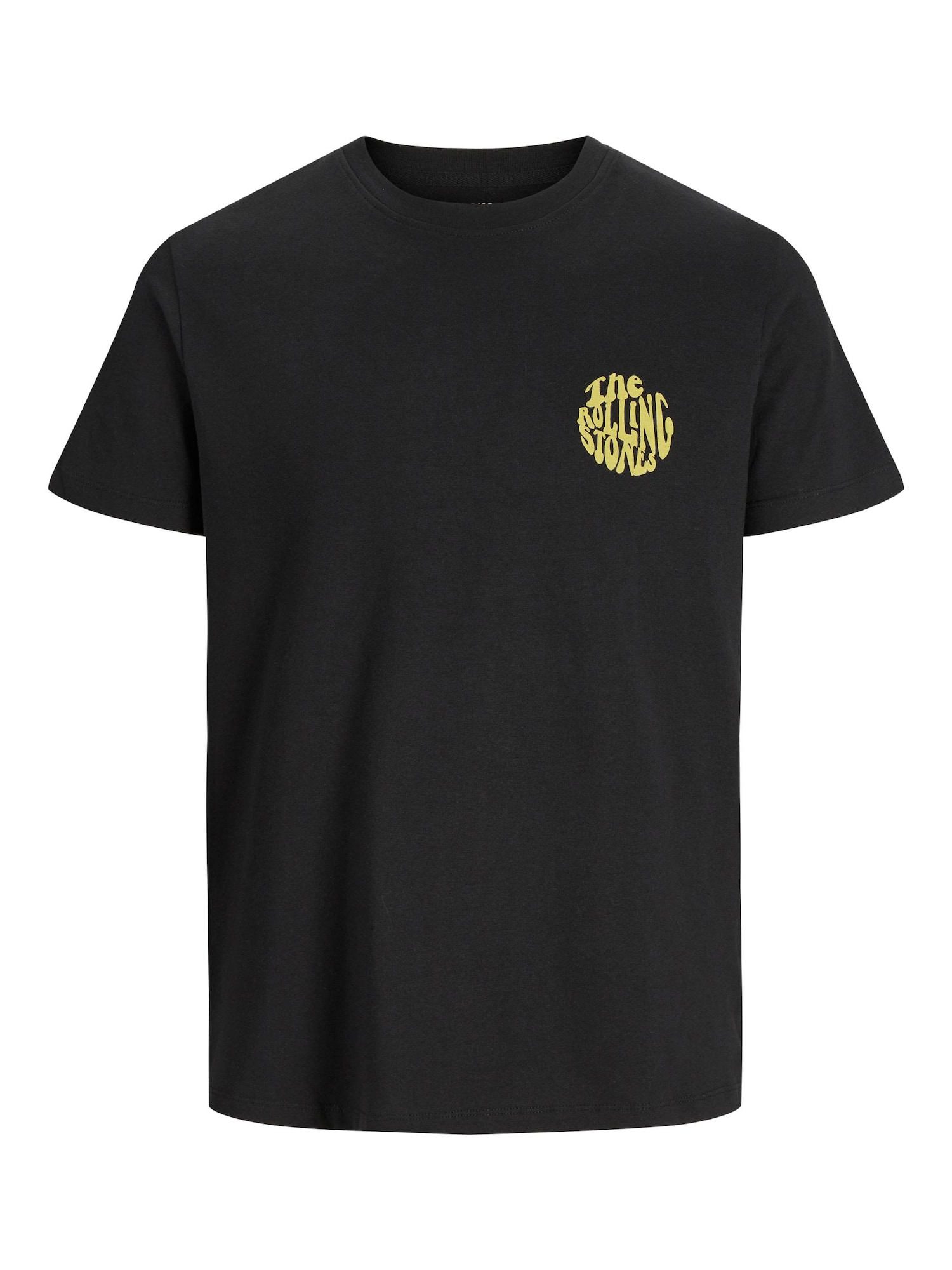 JACK & JONES Póló  fekete / mustár / pasztellsárga
