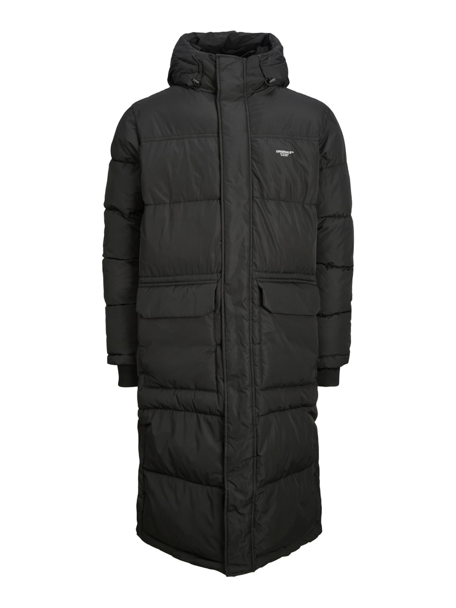 JACK & JONES Télikabátok 'Sence'  fekete / fehér