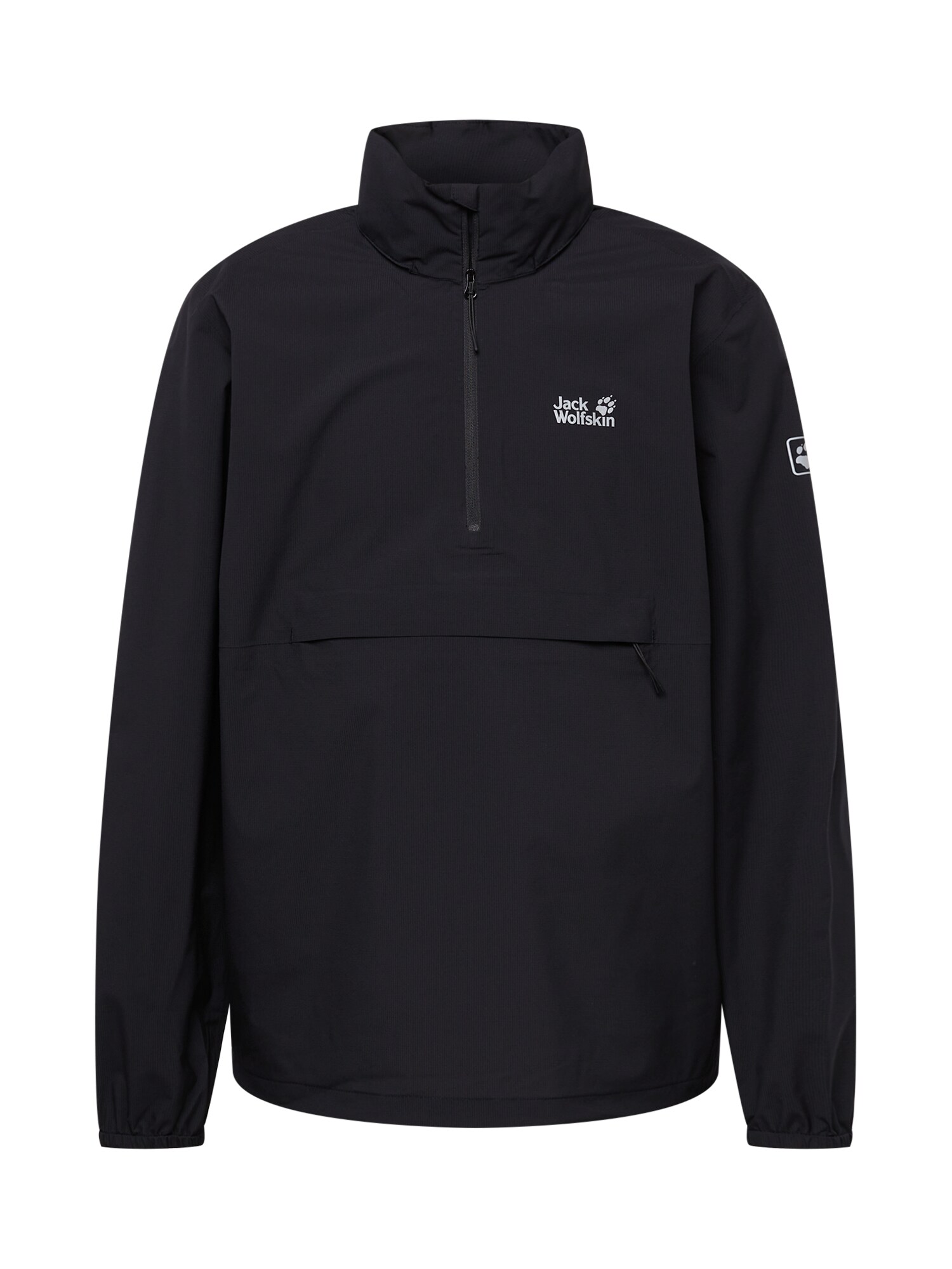 JACK WOLFSKIN Kültéri kabátok 'PACK & GO'  fekete / fehér