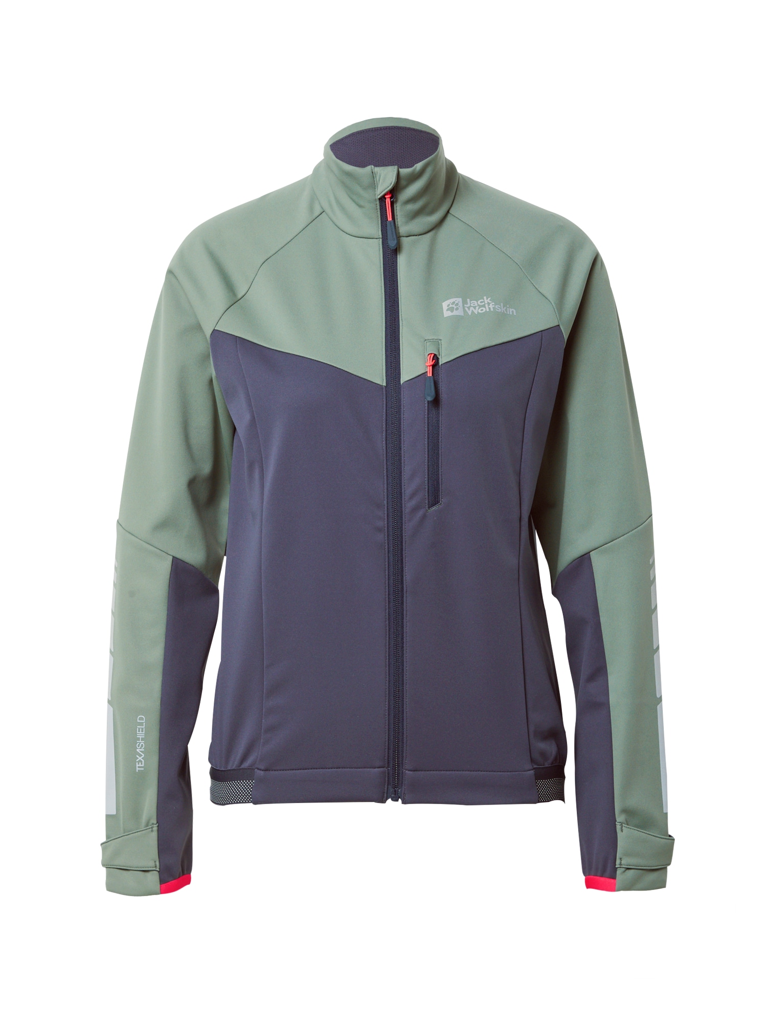 JACK WOLFSKIN Kültéri kabátok  pasztellzöld / tengerészkék