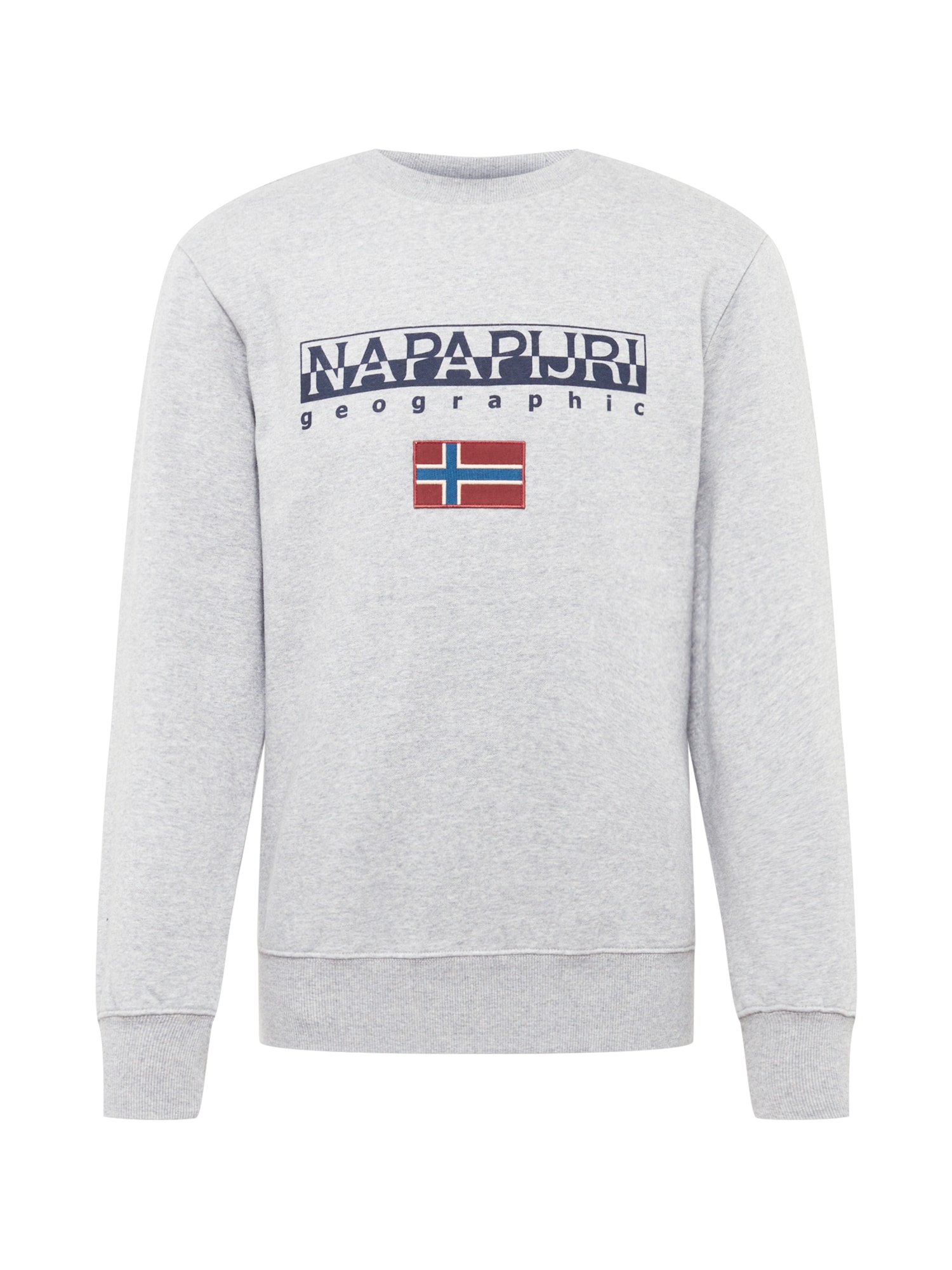 NAPAPIJRI Tréning póló 'AYAS C 1'  szürke / tengerészkék / sötétvörös