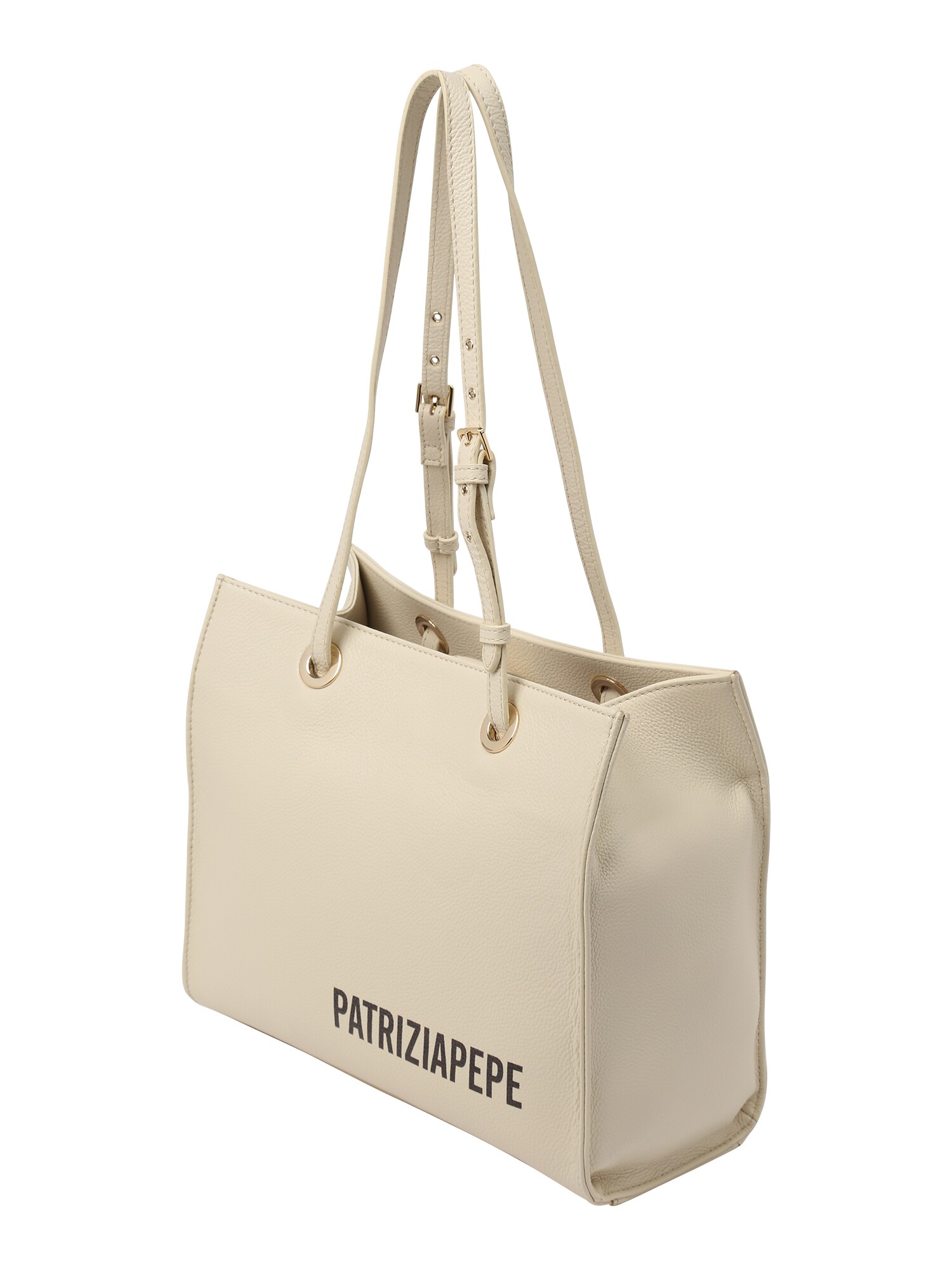 PATRIZIA PEPE Shopper táska  piszkosfehér / fekete