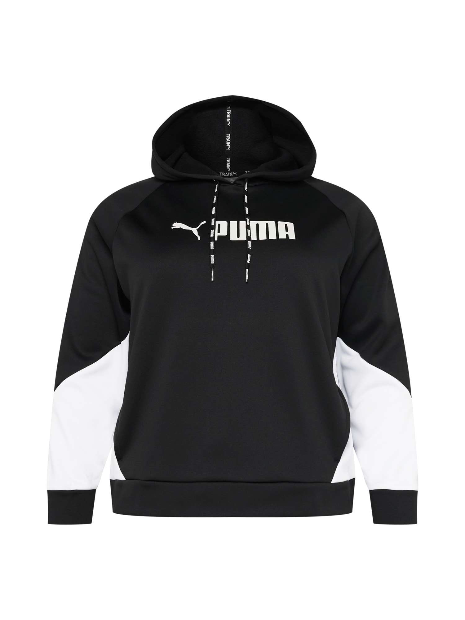 PUMA Sport szabadidős felsők  fekete / fehér