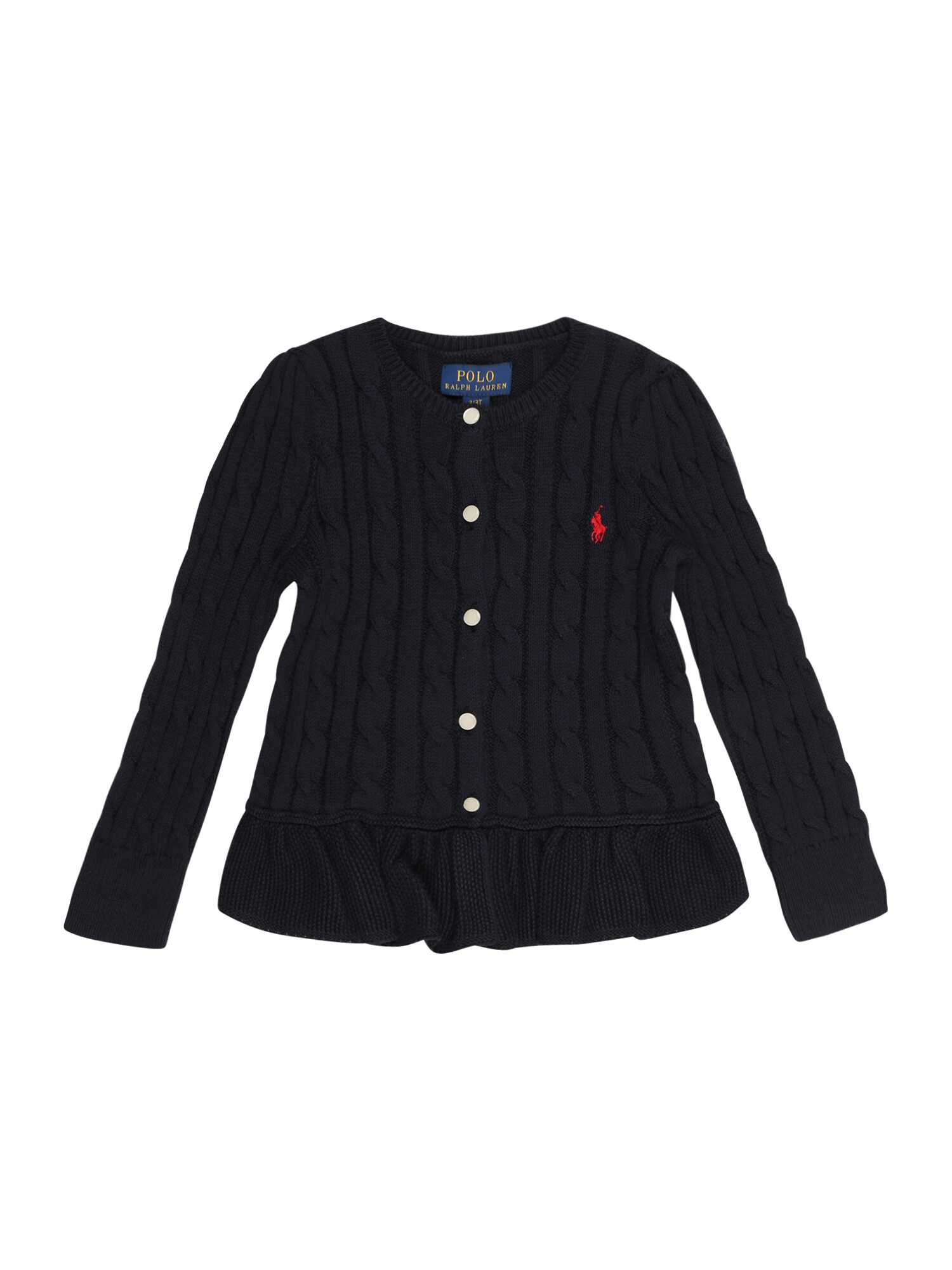 Polo Ralph Lauren Kardigán  tengerészkék / tűzpiros