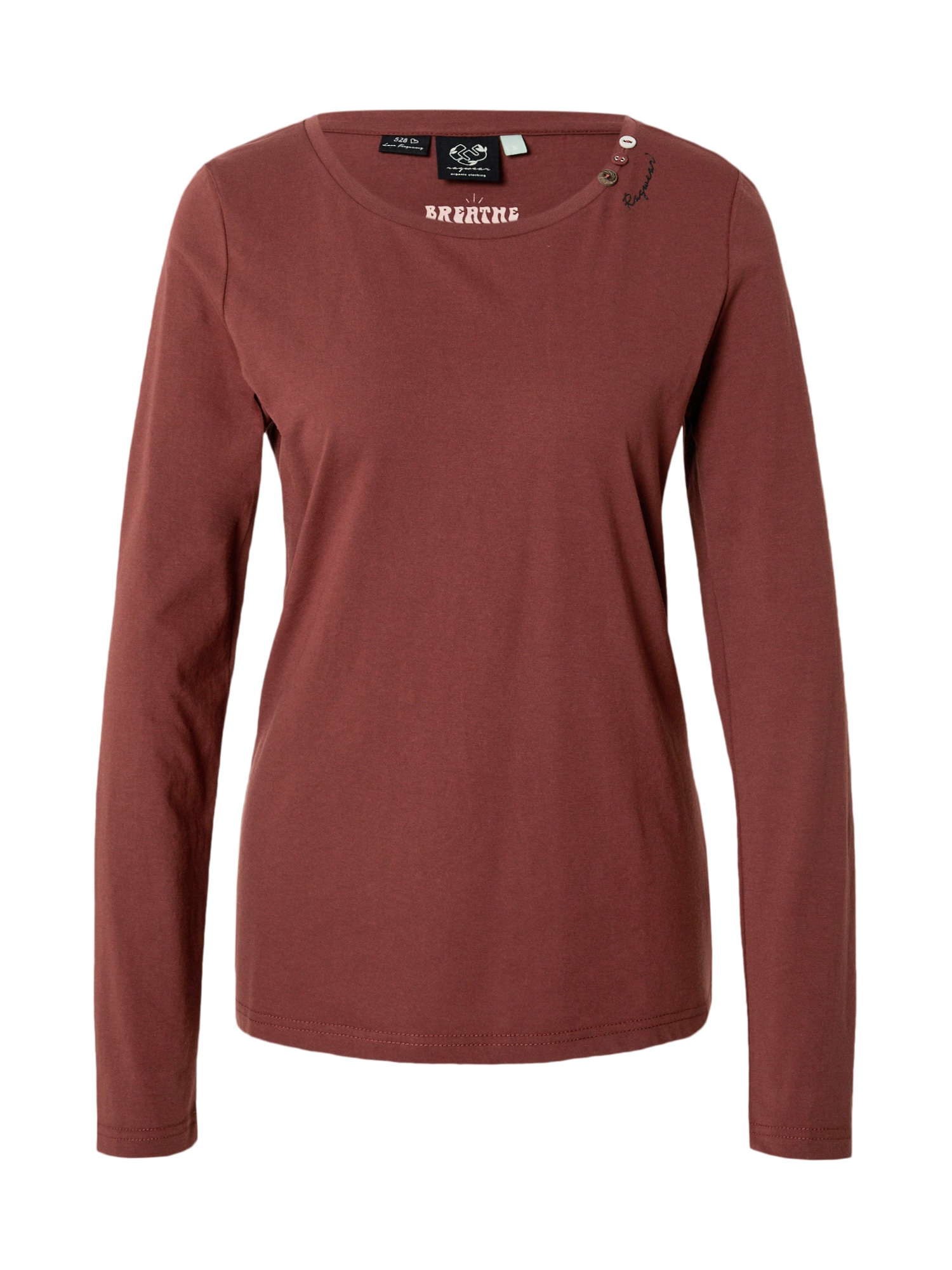 Ragwear Póló 'FLORAH'  rozsdavörös / fekete