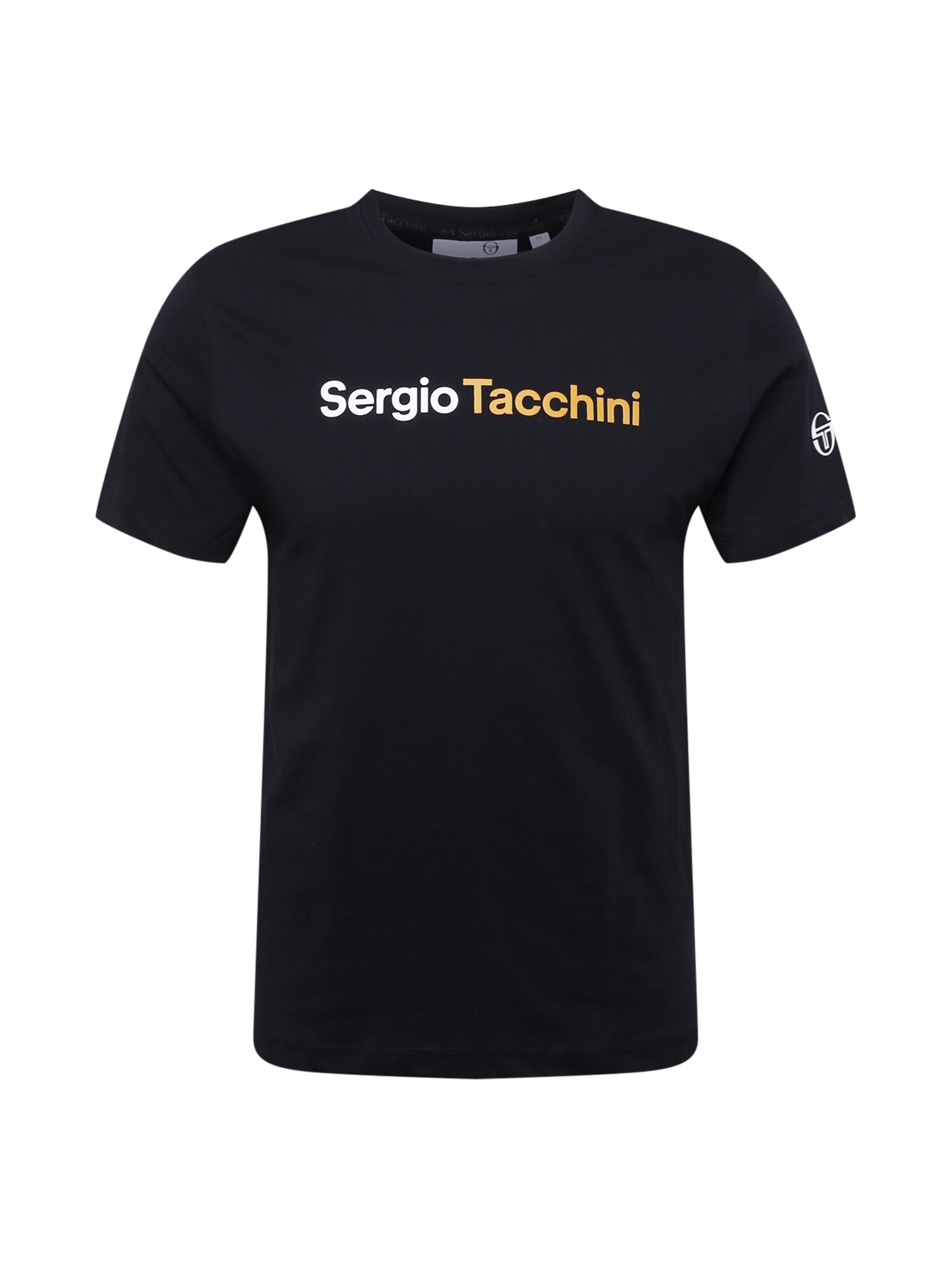 Sergio Tacchini Póló 'ROBIN'  fekete / sárga / fehér