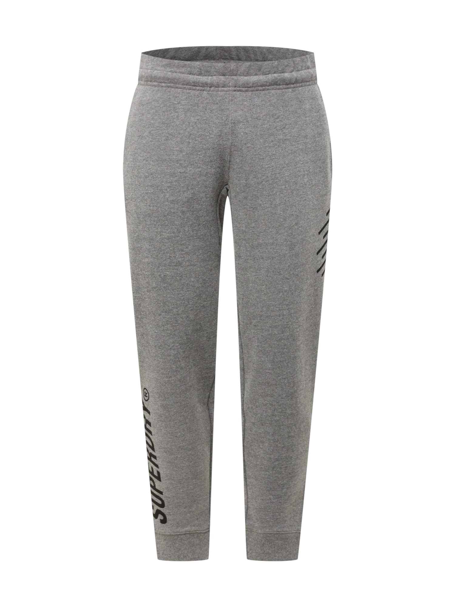 Superdry Nadrág 'Code'  fekete / szürke melír