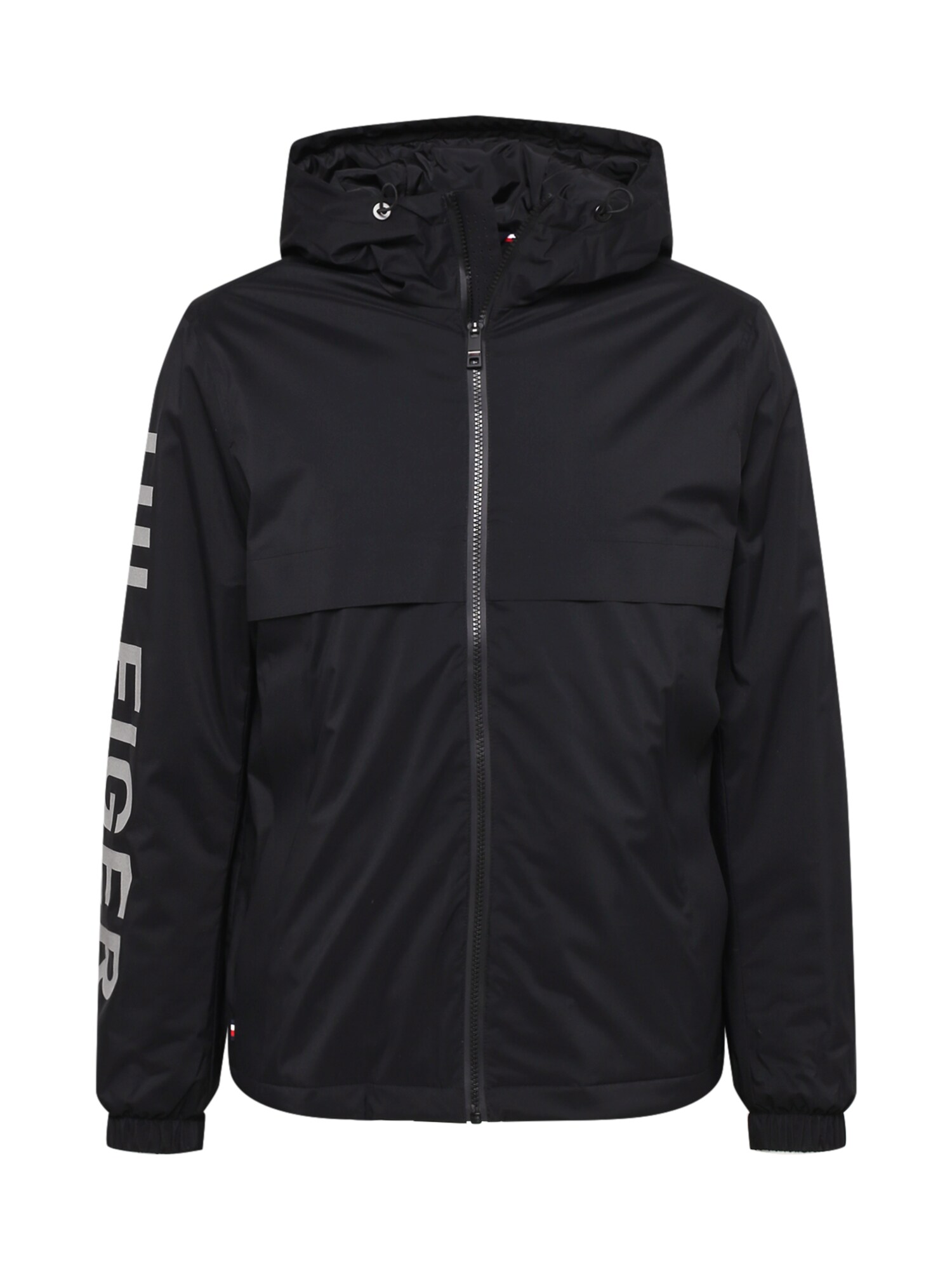 TOMMY HILFIGER Átmeneti dzseki  fekete / szürke