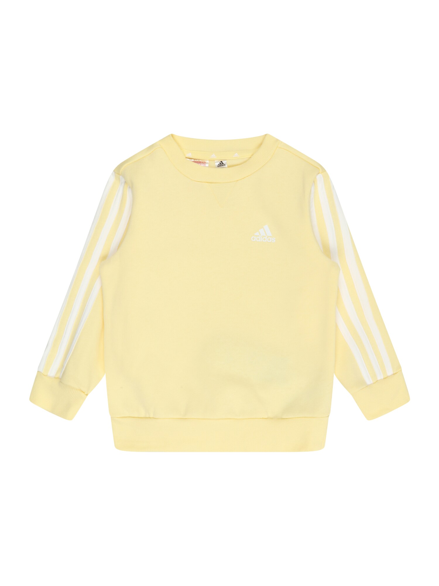 ADIDAS PERFORMANCE Sport szabadidős felsők  világos sárga / fehér