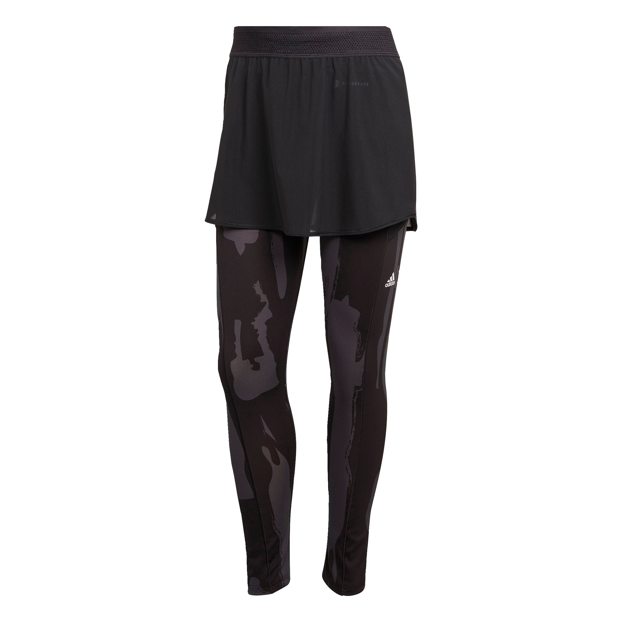 ADIDAS PERFORMANCE Sportnadrágok 'New York 2-in-1'  fekete / szürke / fehér