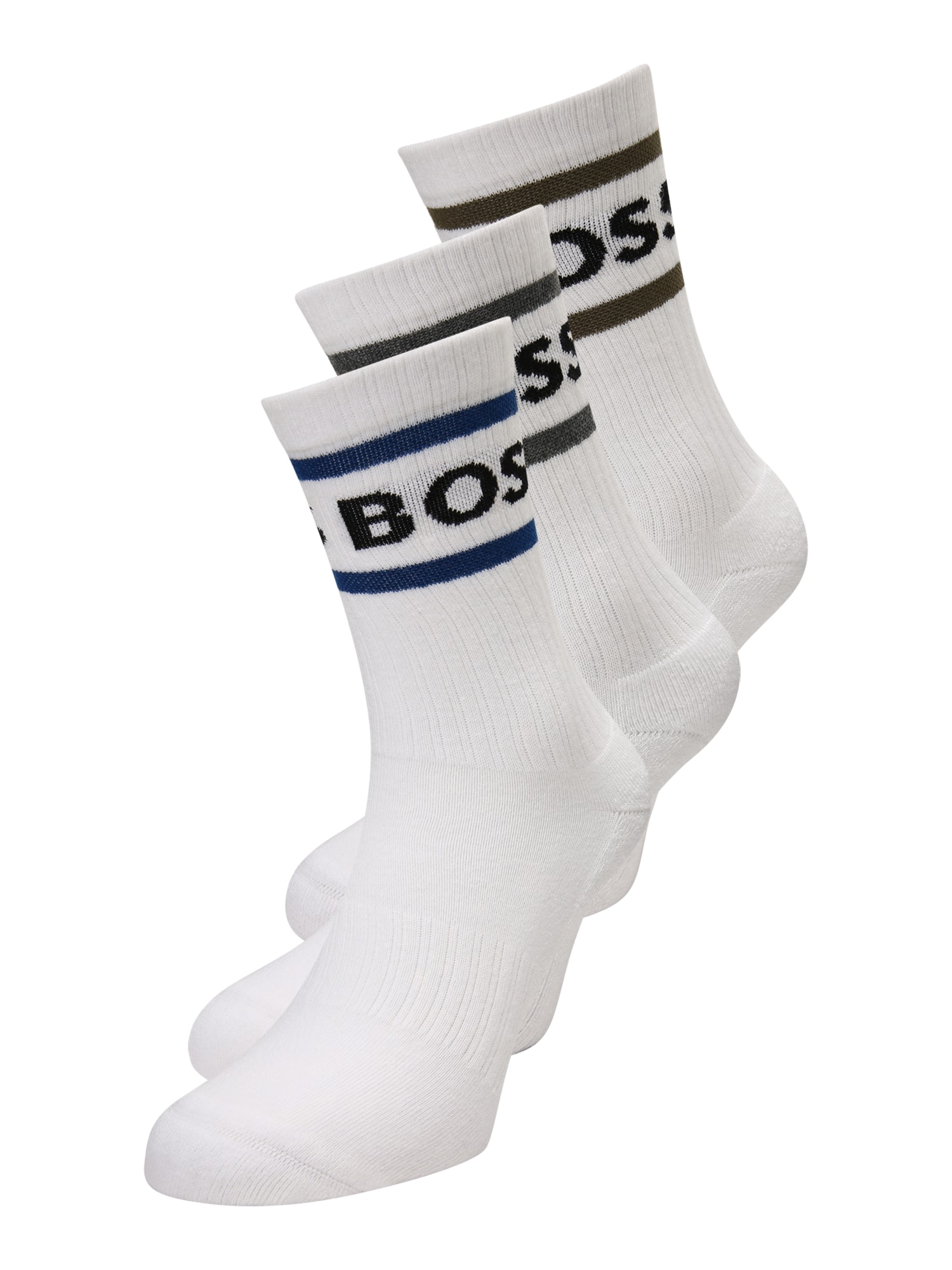 BOSS Black Zokni  fehér / fekete / kék / olíva