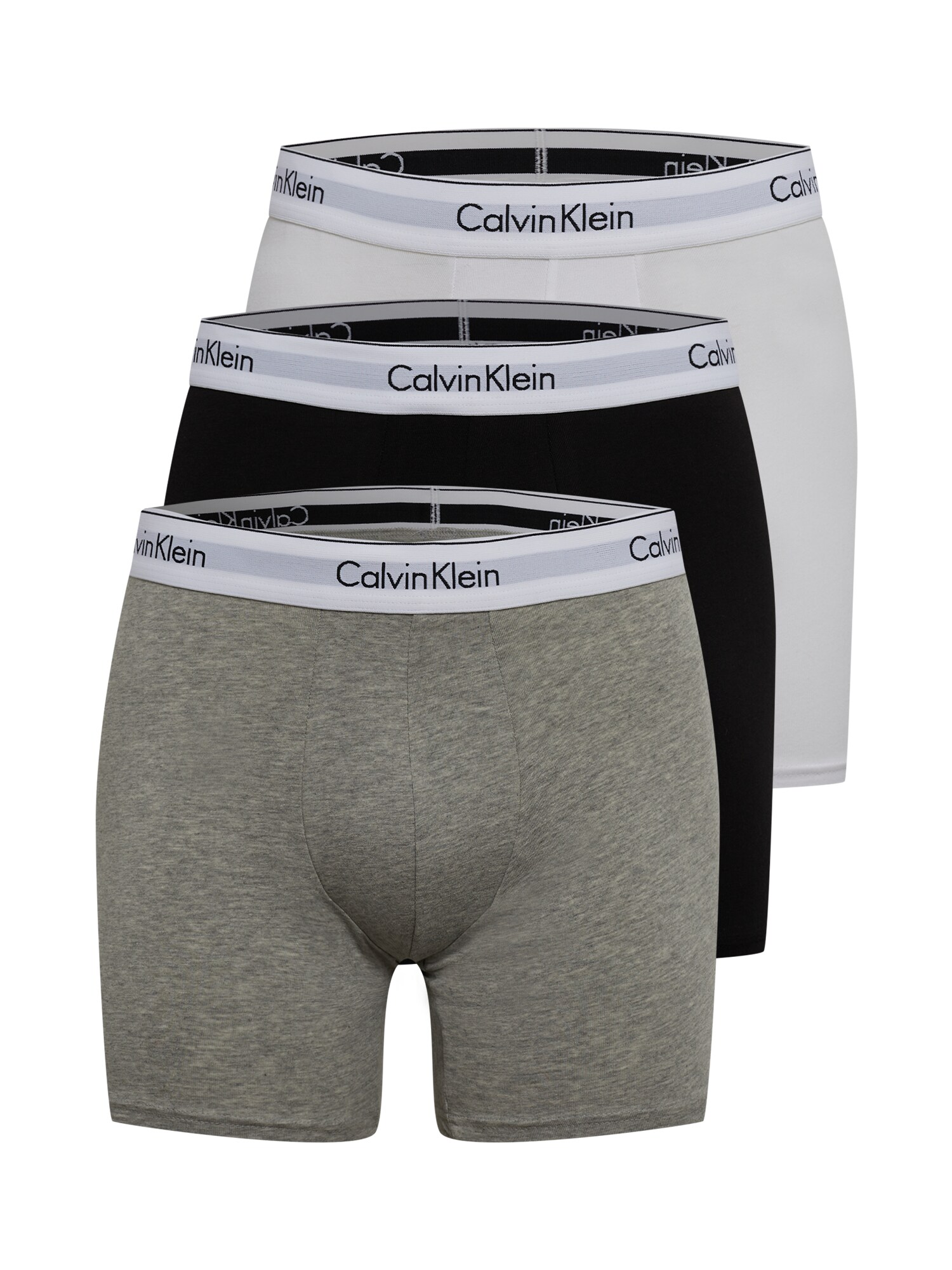 Calvin Klein Underwear Boxeralsók  fehér / fekete / szürke melír