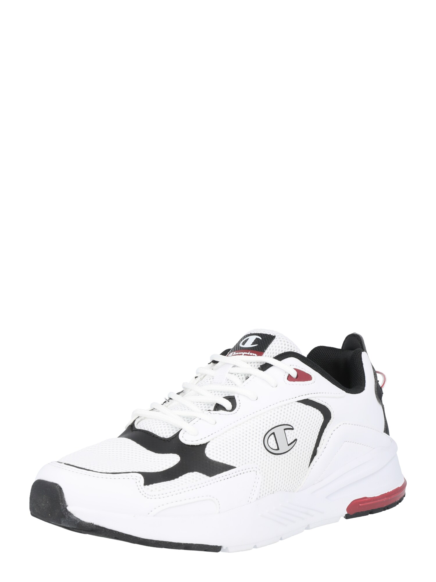 Champion Authentic Athletic Apparel Rövid szárú edzőcipők ' RAMP UP'  fehér / fekete / piros