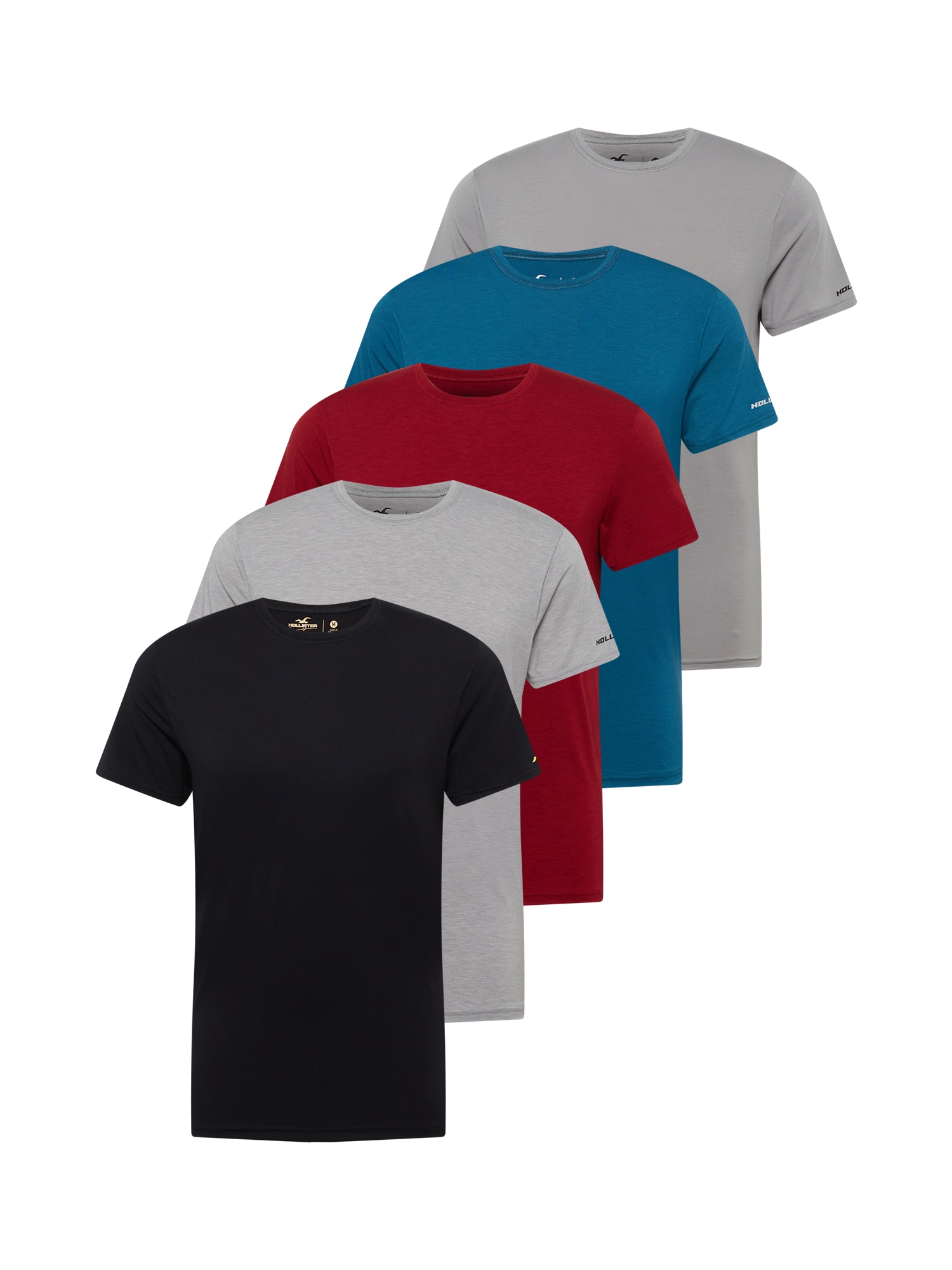 HOLLISTER Póló  piros / kék / szürke / fekete