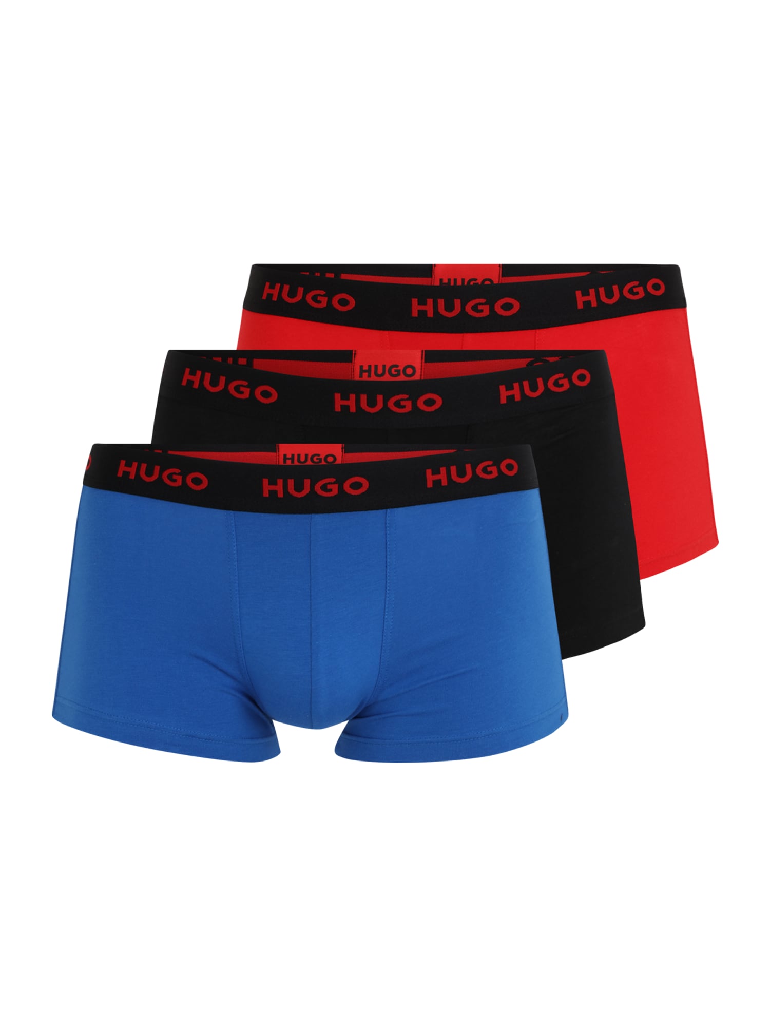 HUGO Boxeralsók  fekete / piros / sötétkék