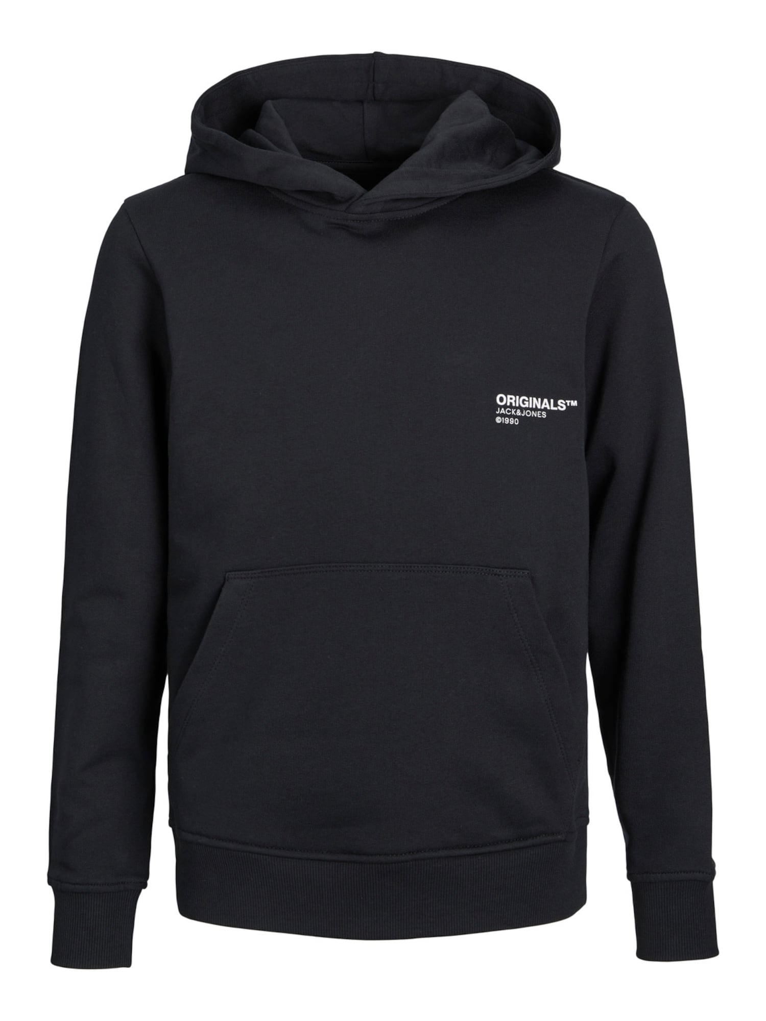 Jack & Jones Junior Tréning póló 'Clean'  fekete / fehér