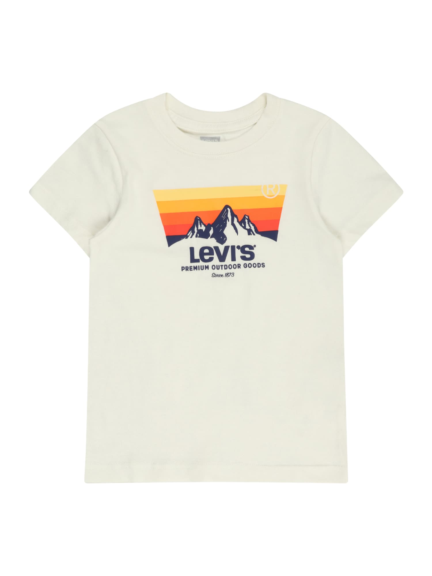 LEVI'S Póló 'MOUNTAIN'  bézs / narancs / sárga / tengerészkék
