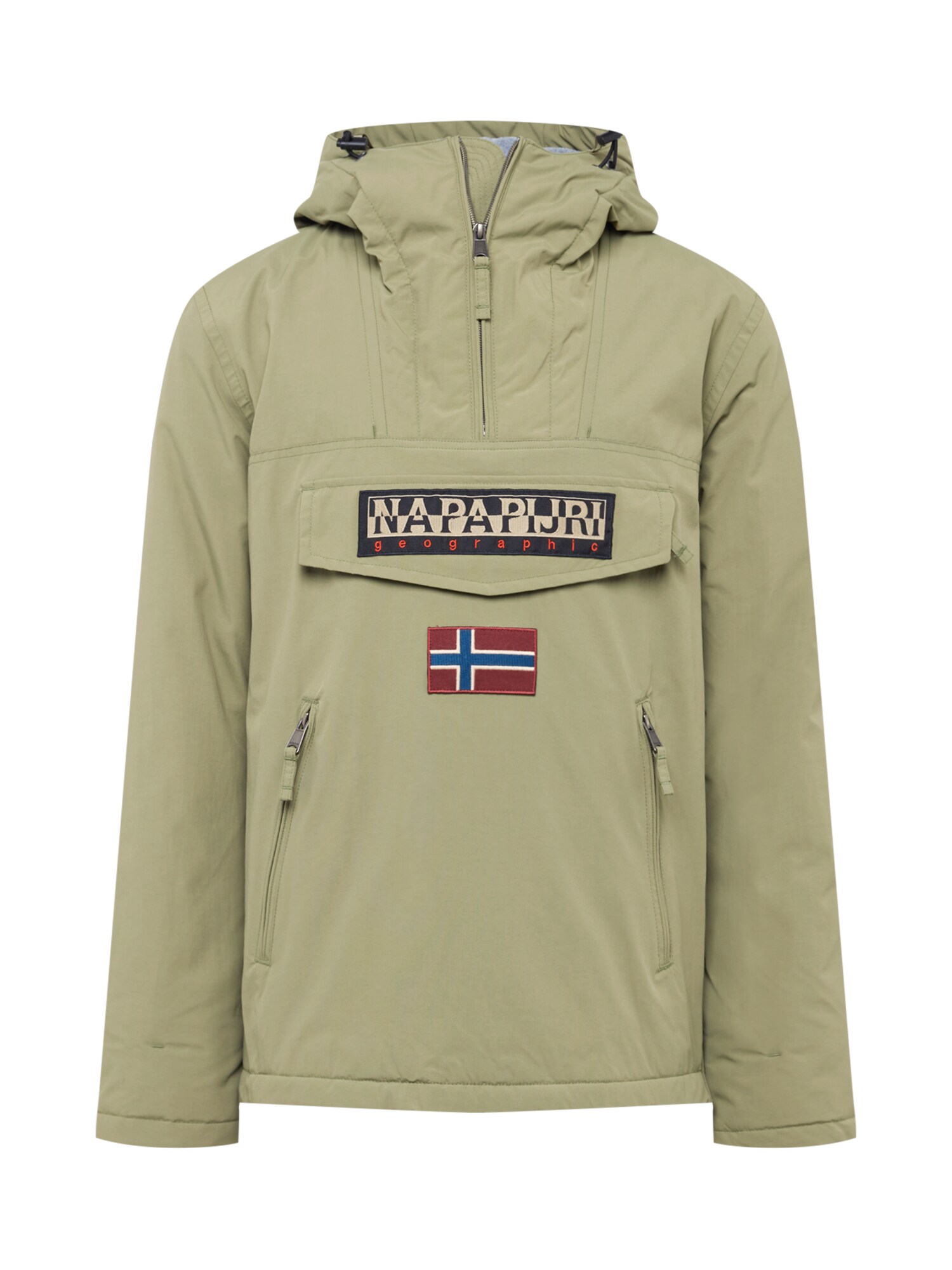 NAPAPIJRI Átmeneti dzseki 'RAINFOREST'  olíva / sötétvörös / fekete / tengerészkék