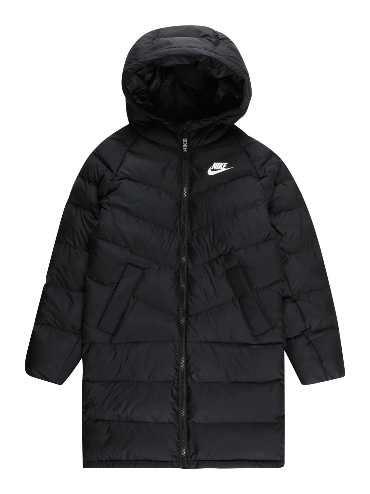 Nike Sportswear Kabát  fekete / fehér