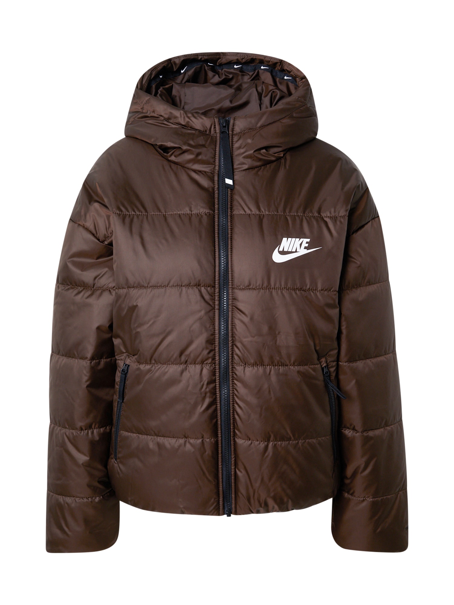 Nike Sportswear Téli dzseki  fehér / sötét barna