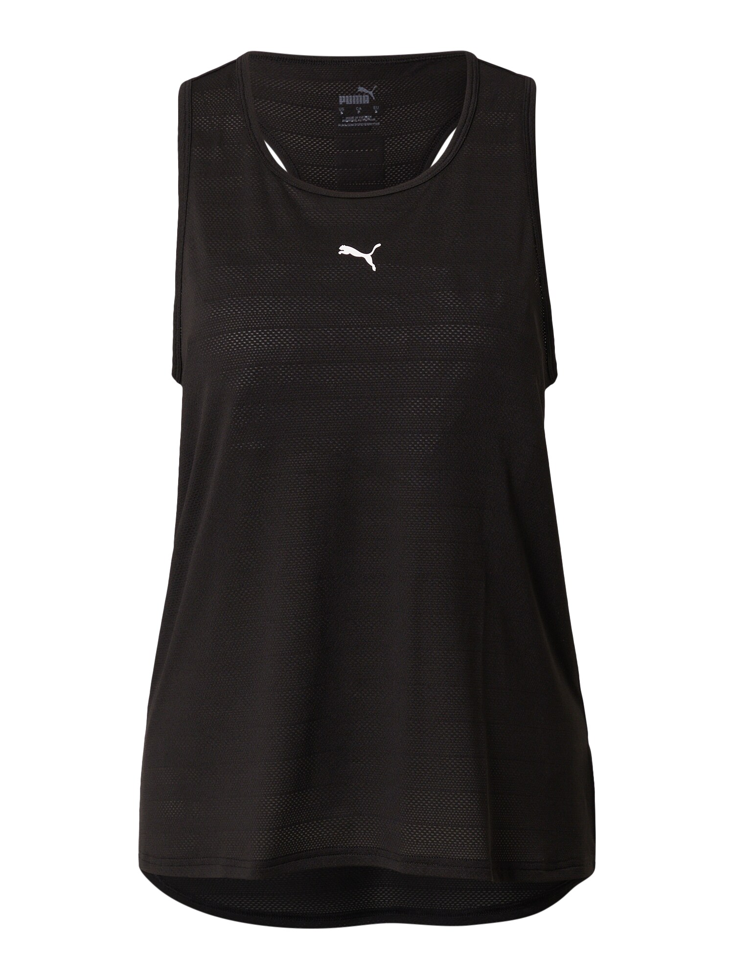PUMA Sport top  fekete / fehér