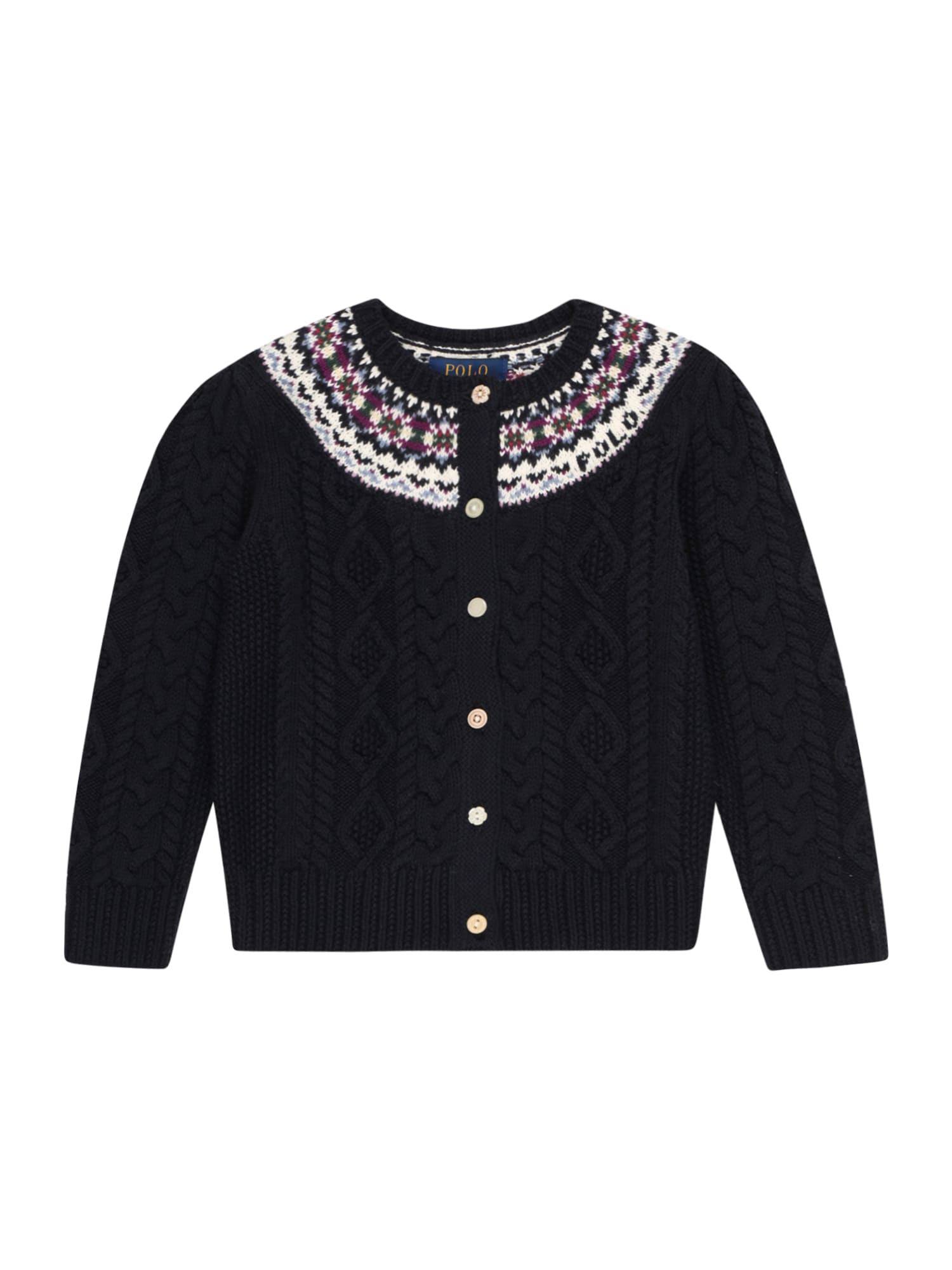 Polo Ralph Lauren Kardigán 'FAIRISLE'  tengerészkék / vegyes színek