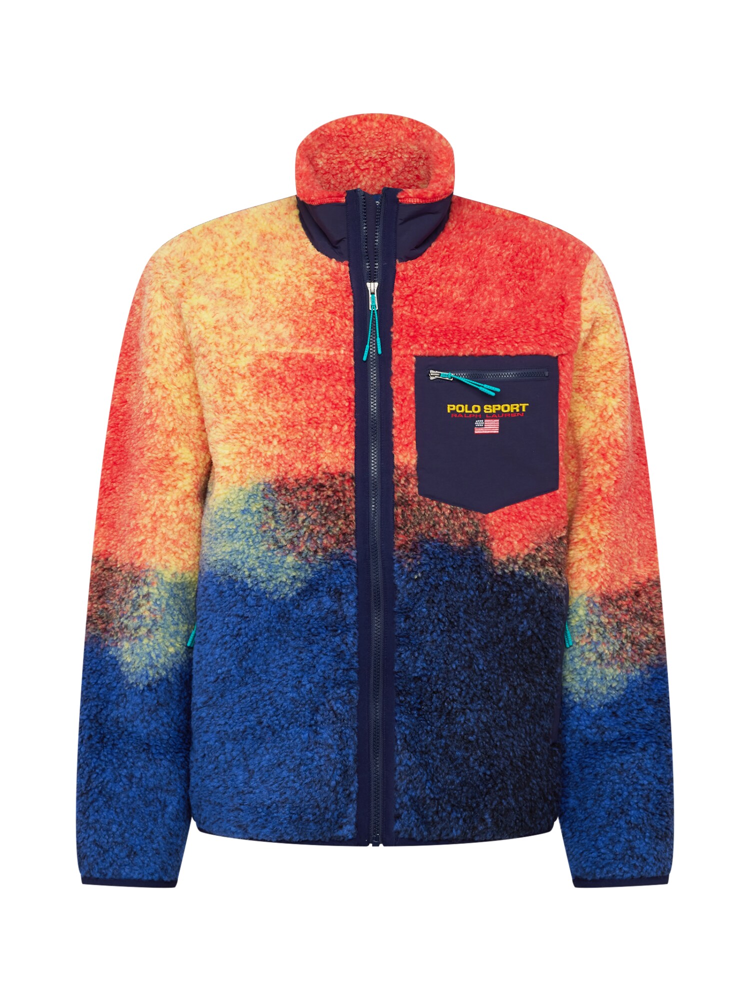 Polo Ralph Lauren Polár dzseki  gránátalma / sárga / királykék / tengerészkék