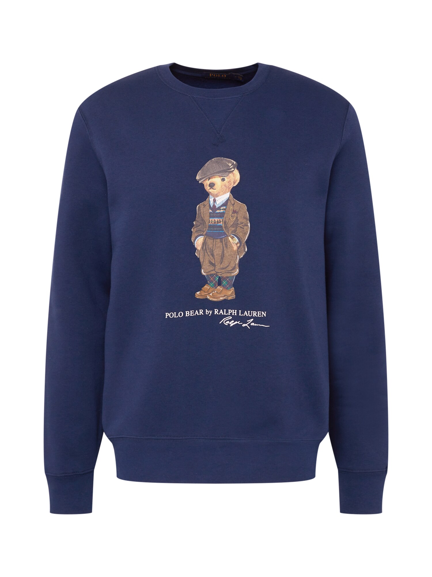 Polo Ralph Lauren Tréning póló  tengerészkék / barna / világosbarna