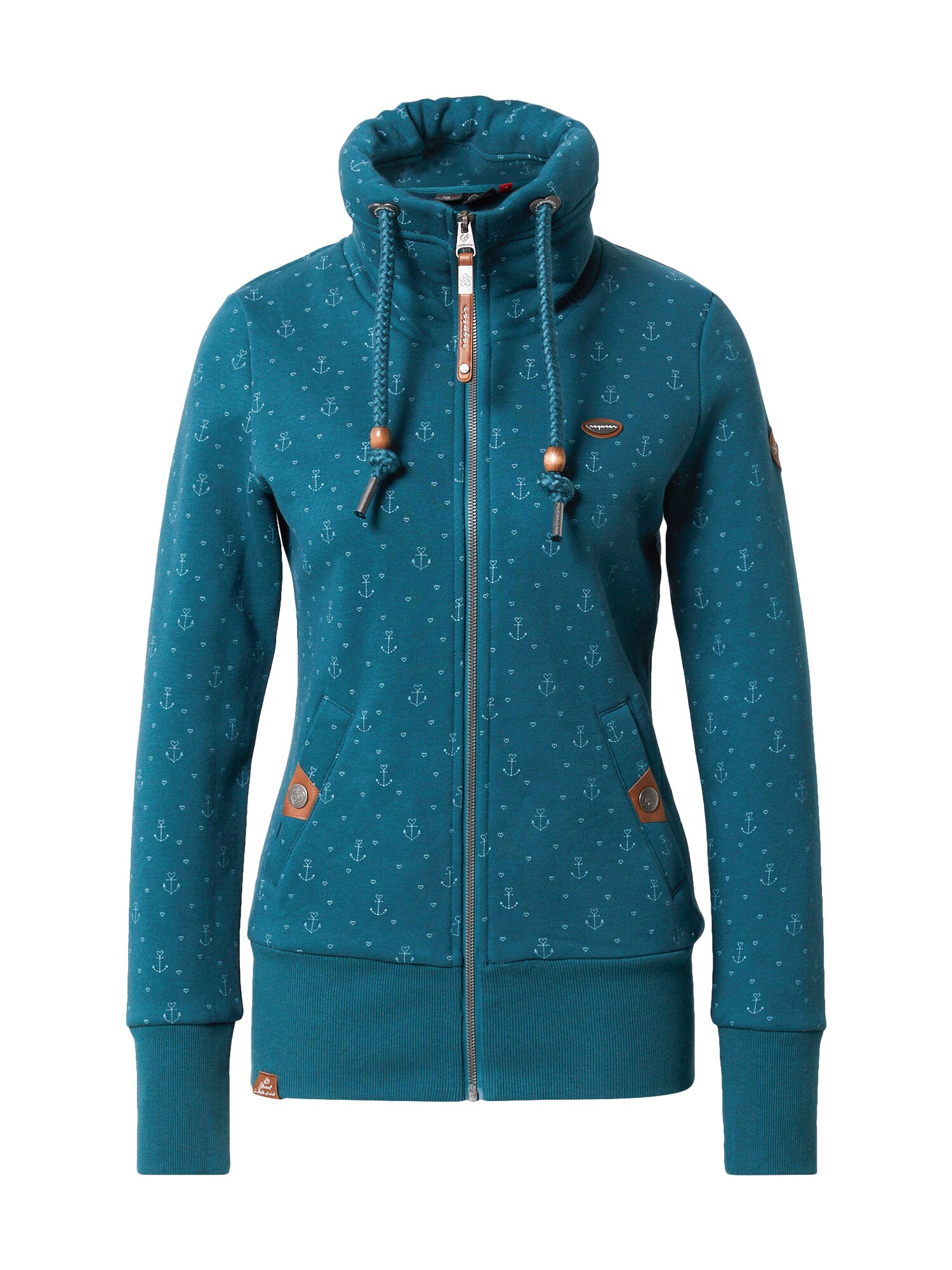 Ragwear Tréning dzseki 'RYLIE MARINA'  smaragd / jáde / konyak