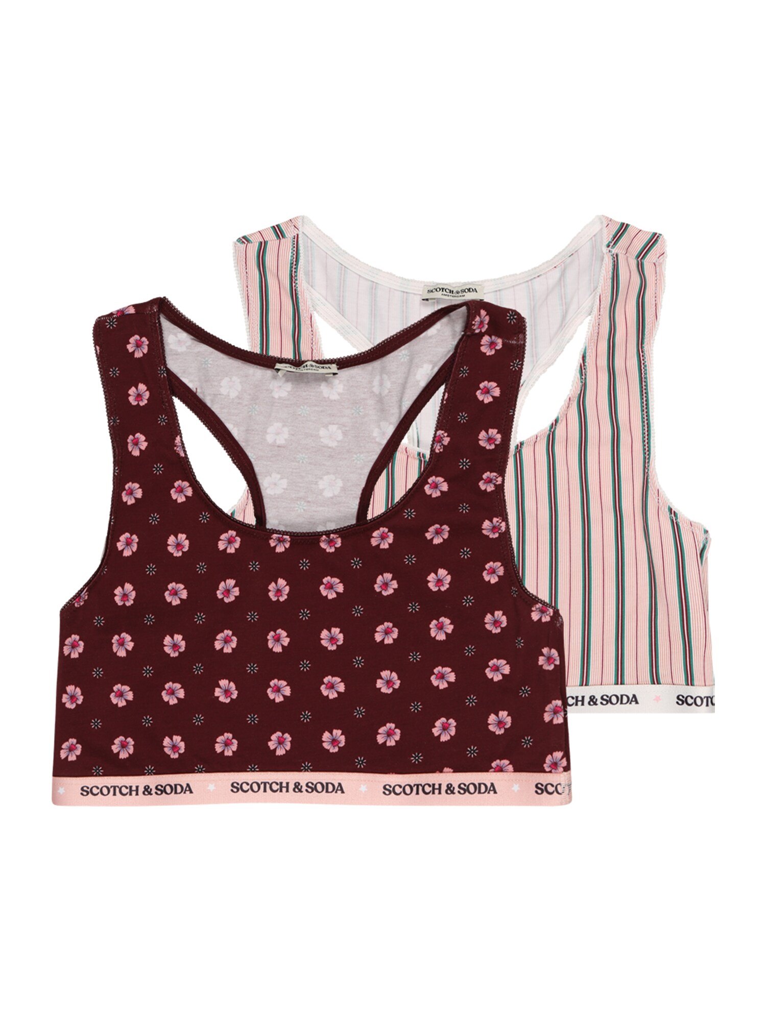 SCOTCH & SODA Top  lila / rózsaszín